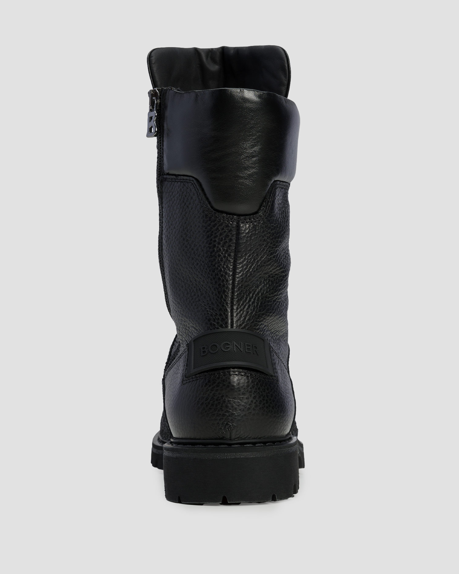Men's high leather boots BOGNER x Bond 007 Helsinki black