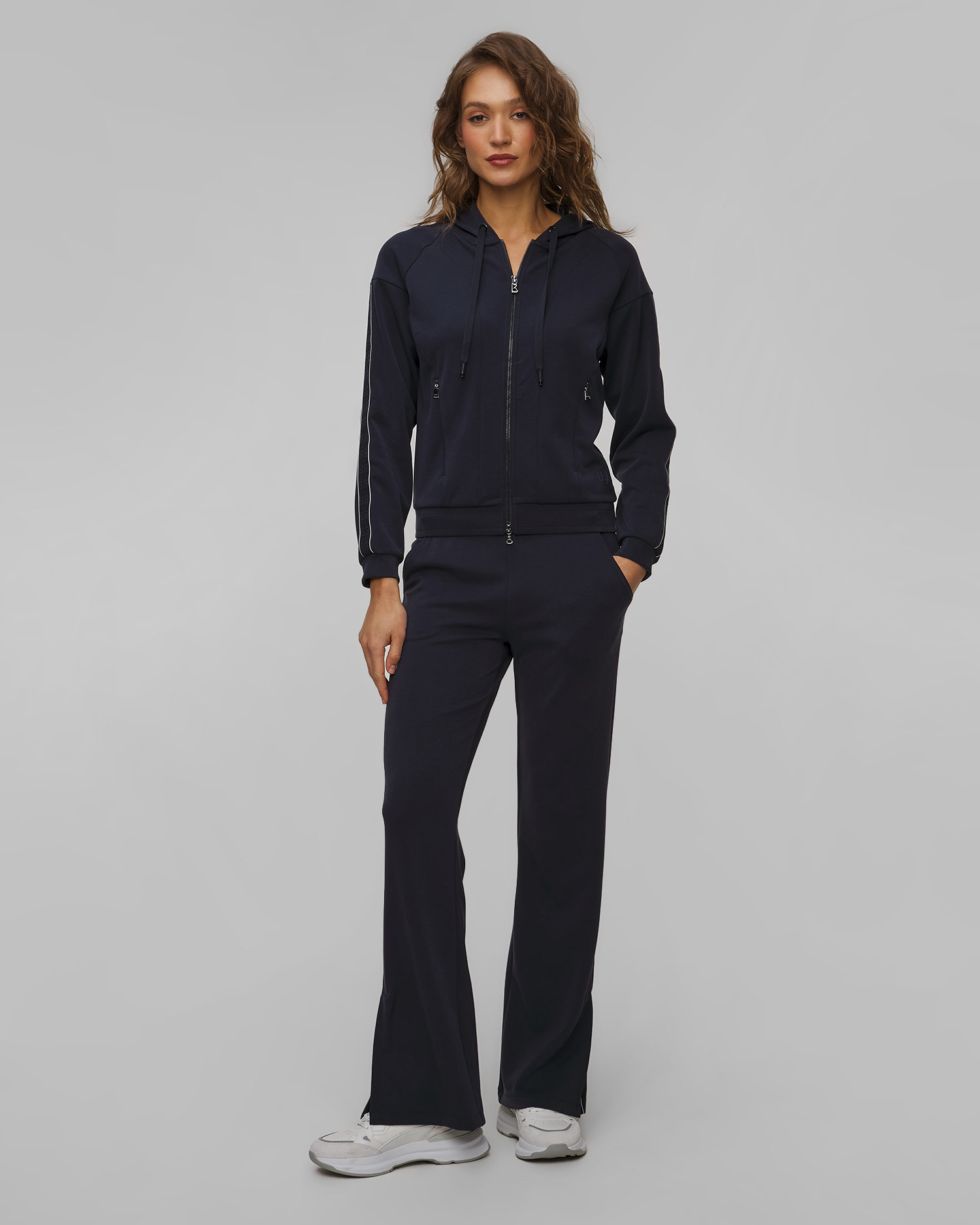 Pantalon de survêtement bleu marine avec modal pour femmes BOGNER Lenia