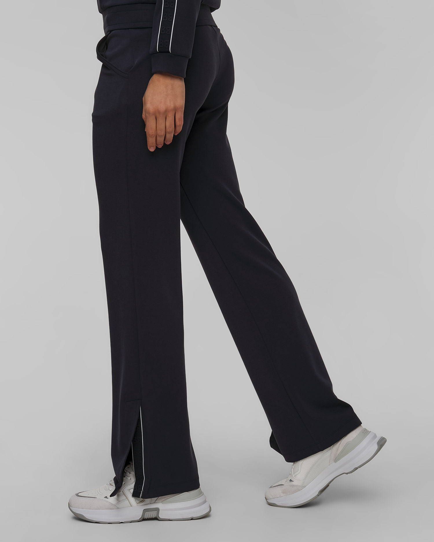 Pantalon de survêtement bleu marine avec modal pour femmes BOGNER Lenia