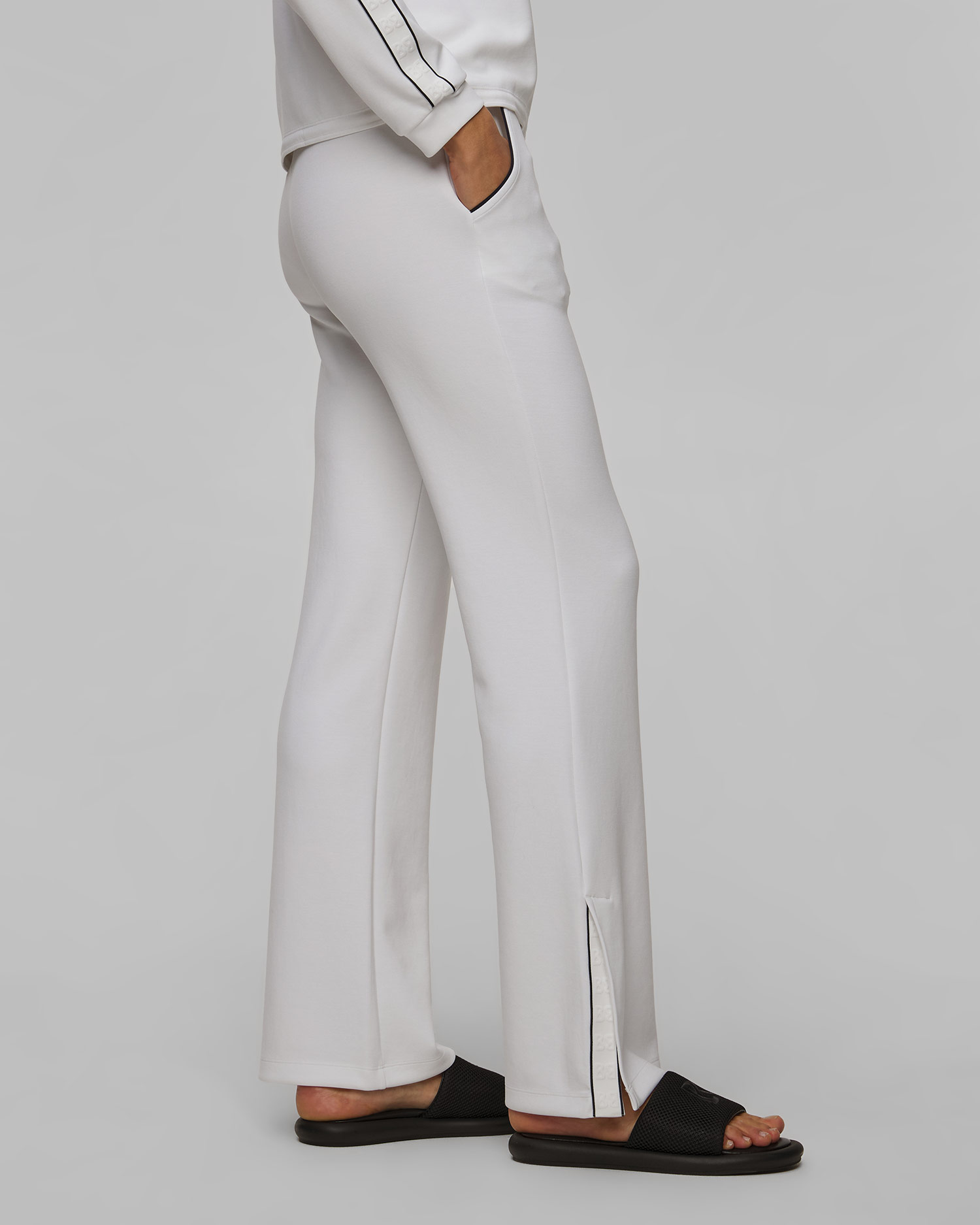 Pantalon de survêtement blanc avec modal pour femmes BOGNER Lenia