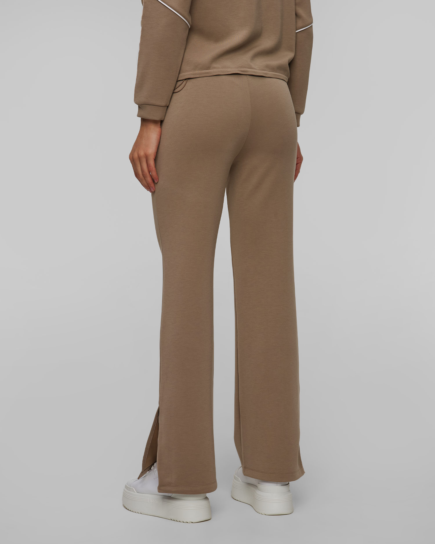 Pantalon de survêtement marron avec modal pour femmes BOGNER Lenia