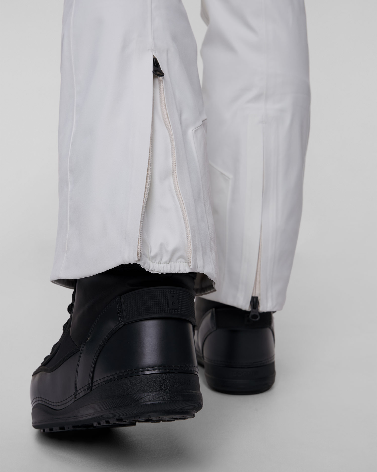 Pantaloni albi de schi pentru femei BOGNER FIRE+ICE Borja3-T