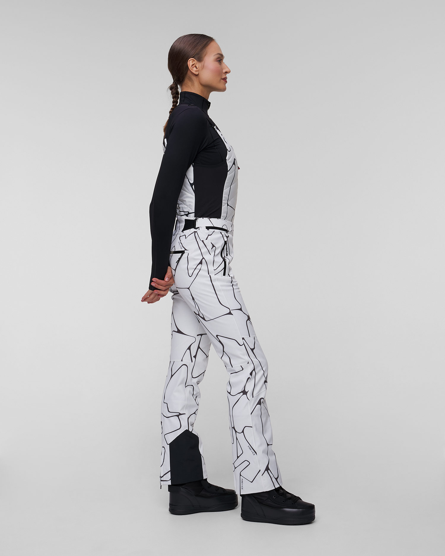Pantalon de ski à bretelles pour femmes BOGNER FIRE+ICE Ivie2-T salopette