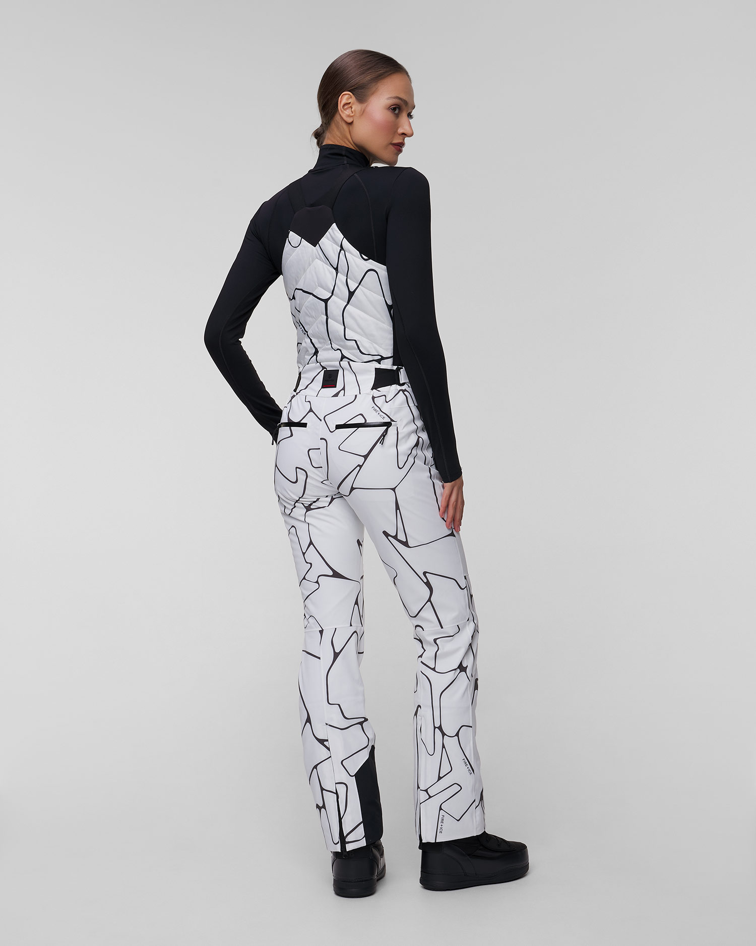 Pantalon de ski à bretelles pour femmes BOGNER FIRE+ICE Ivie2-T salopette