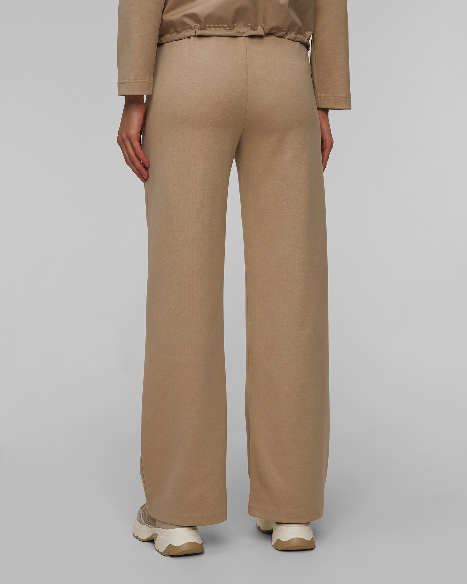 Pantaloni palazzo maro pentru femei BOGNER Gella-1