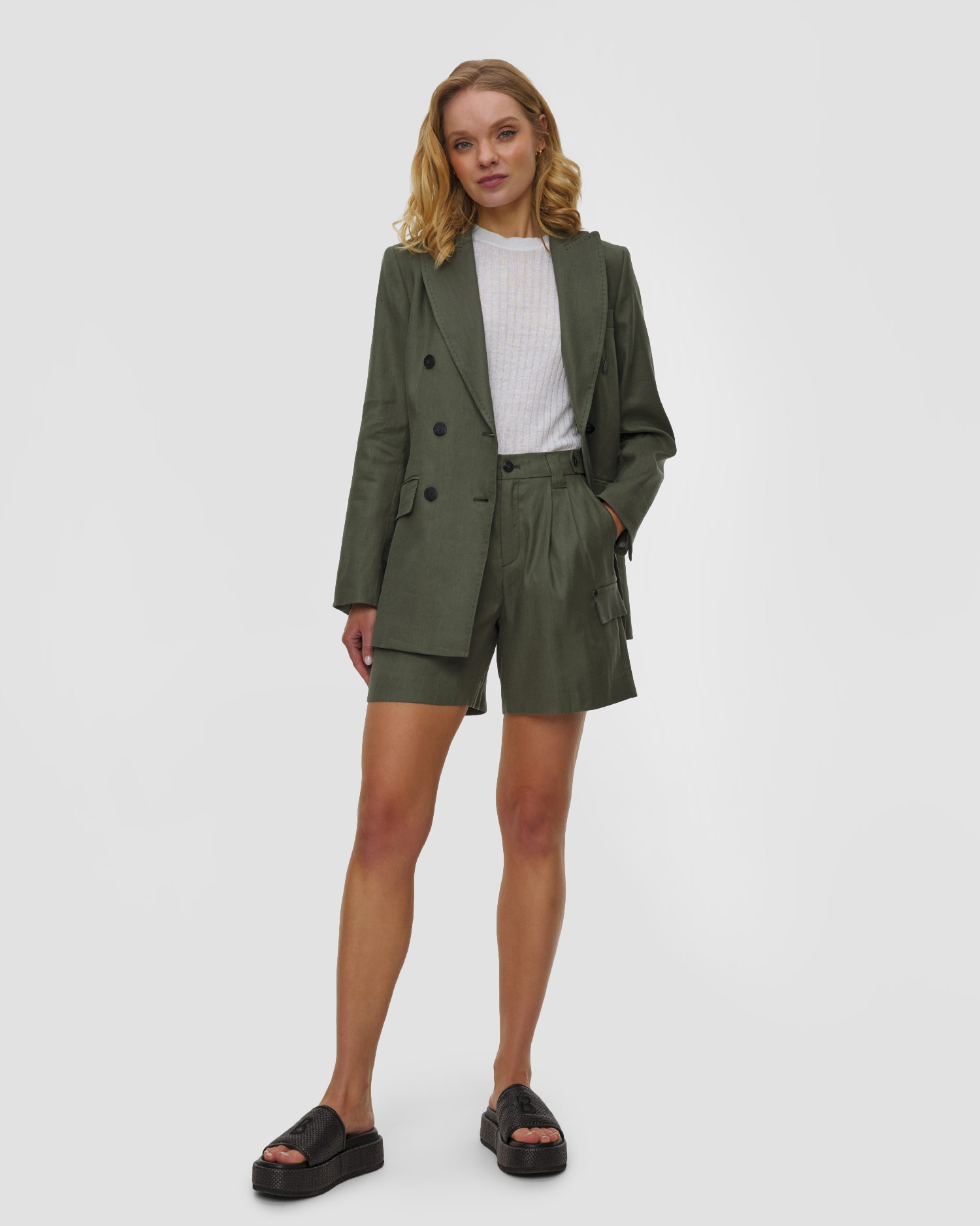Shorts in lino da donna BOGNER HANNY