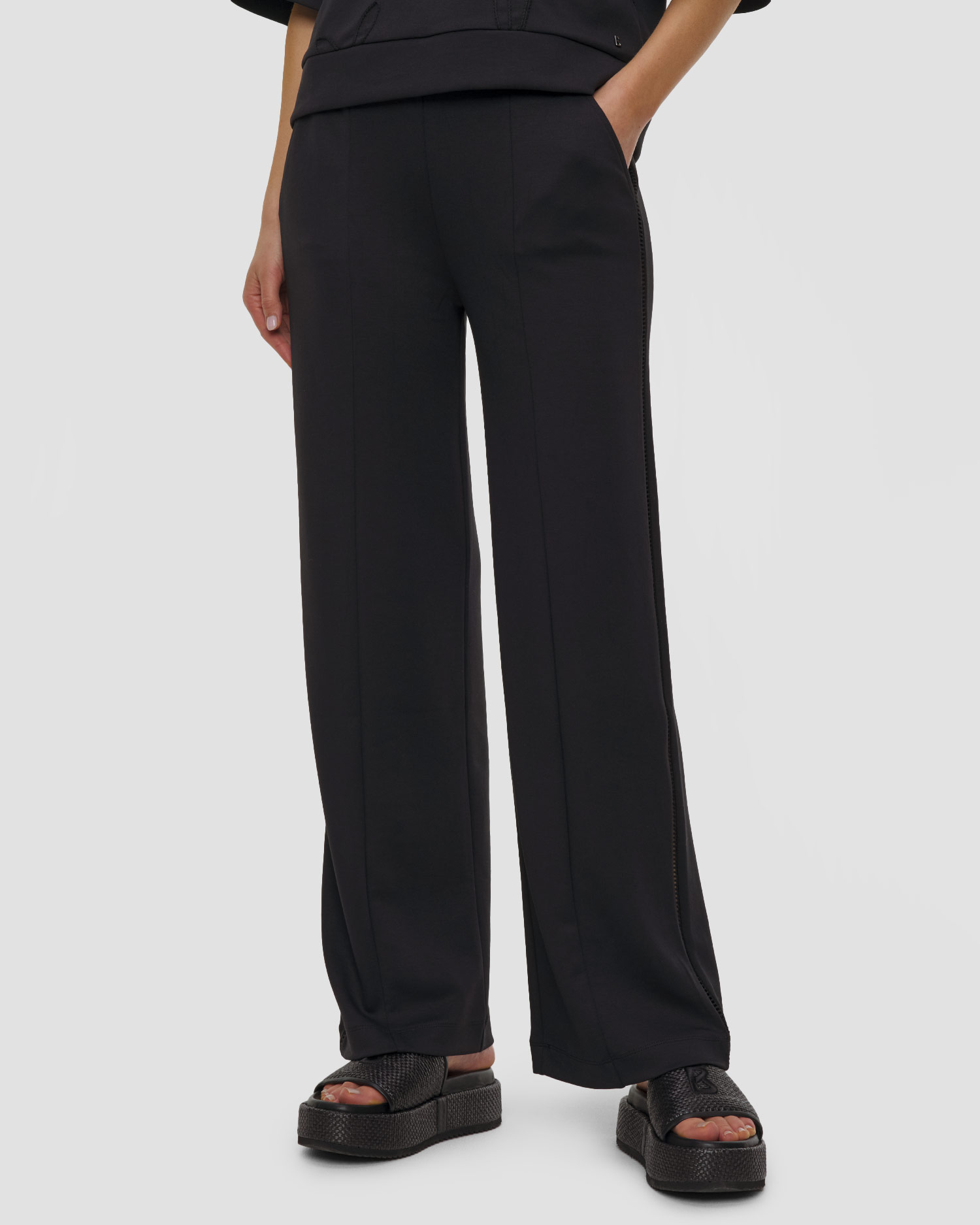 Pantalon avec modal pour femmes BOGNER Ruby, Couleur: Czarny
