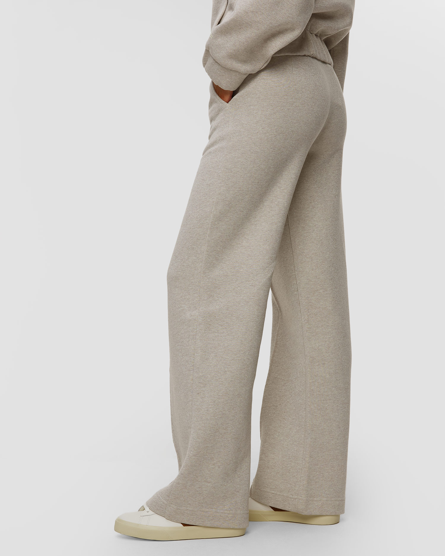 Women's grey trousers with lurex BOGNER Toto 1