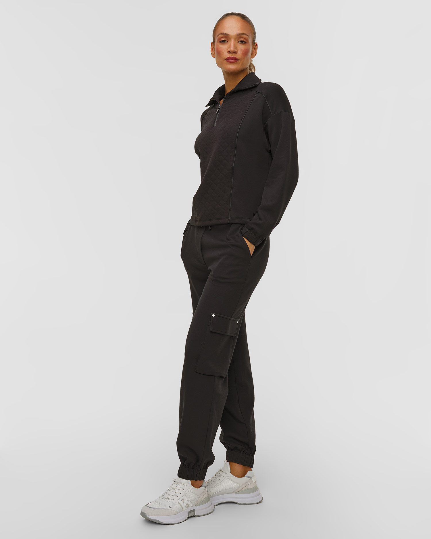 Pantaloni neri con modal da donna BOGNER Marou-2