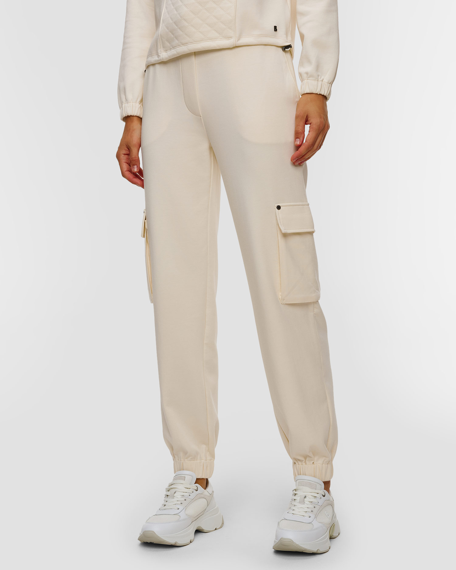 Pantaloni beige in modal da donna BOGNER Marou-2