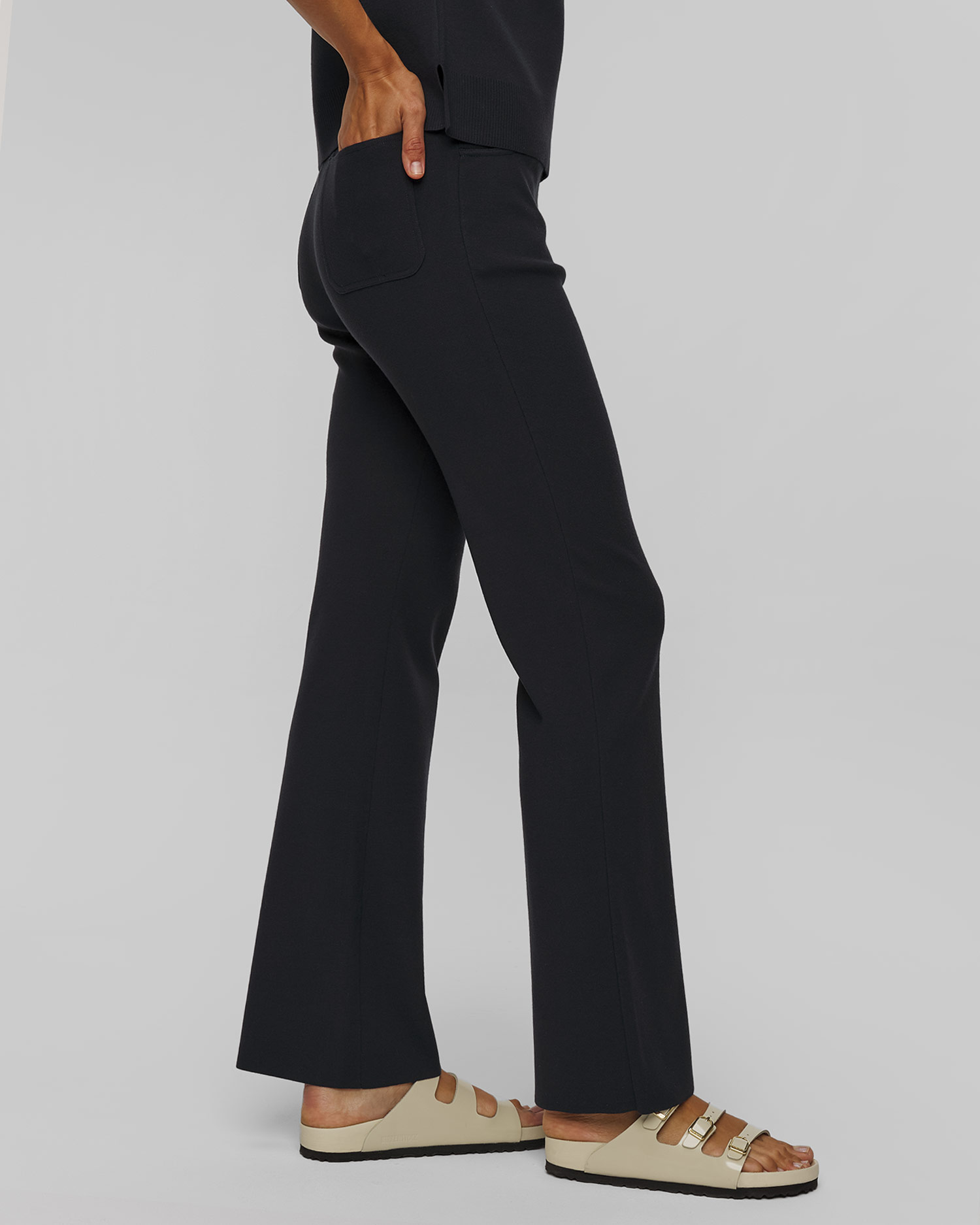 Dámske tmavomodré viskózové nohavice BOGNER Benette