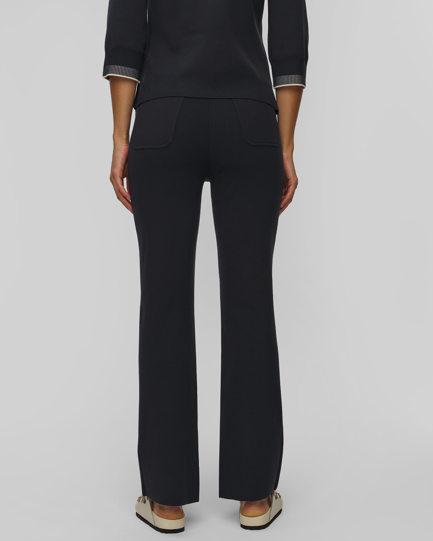 Dámske tmavomodré viskózové nohavice BOGNER Benette