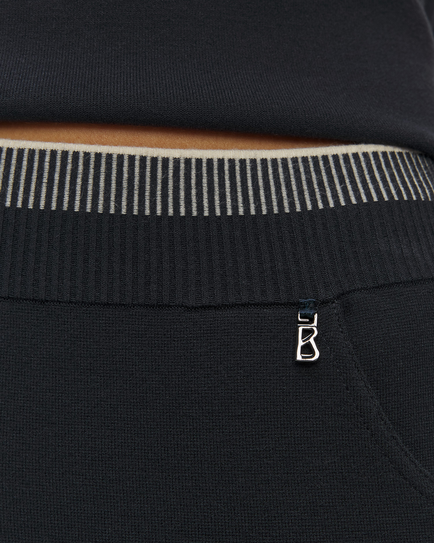 Dámske tmavomodré viskózové nohavice BOGNER Benette