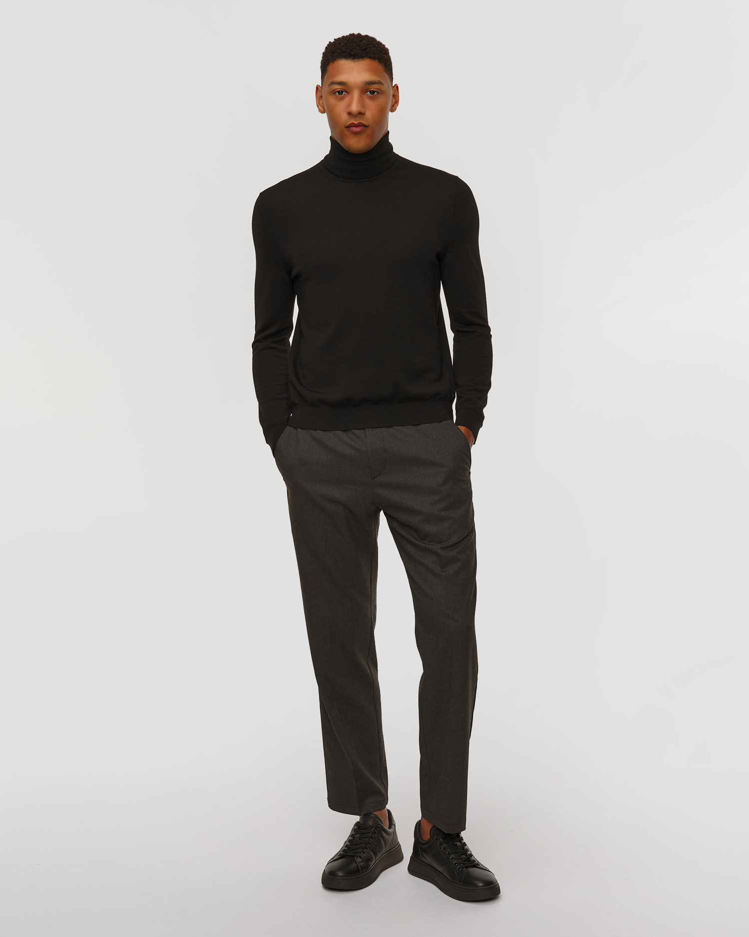 Pantalon avec laine gris pour hommes BOGNER Marcus