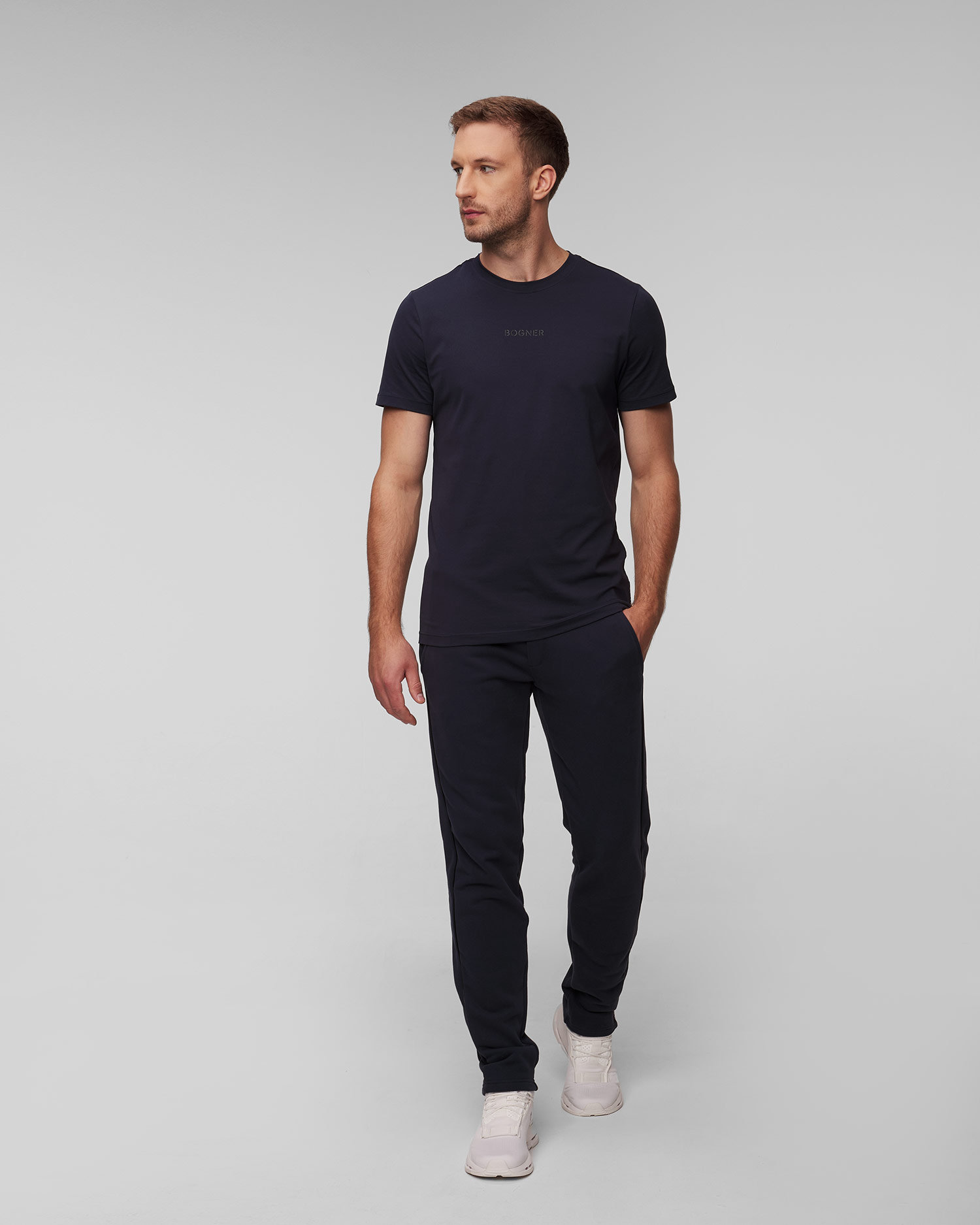 Pantalon bleu marine pour hommes BOGNER Cruz-1