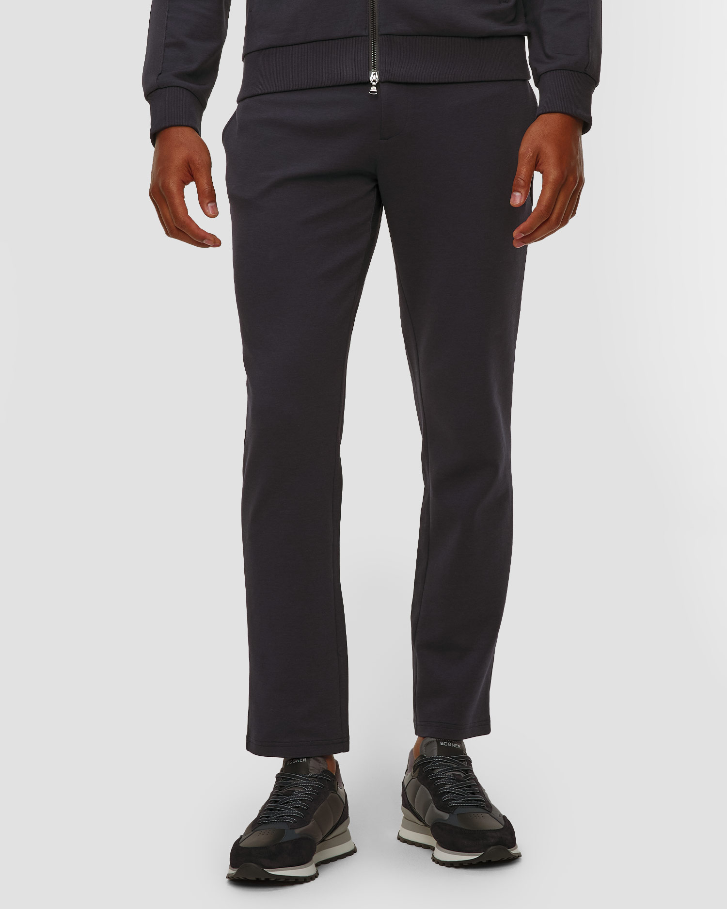 Pánske tmavomodré nohavice BOGNER Riley, Farba-Vzor: Granatowy