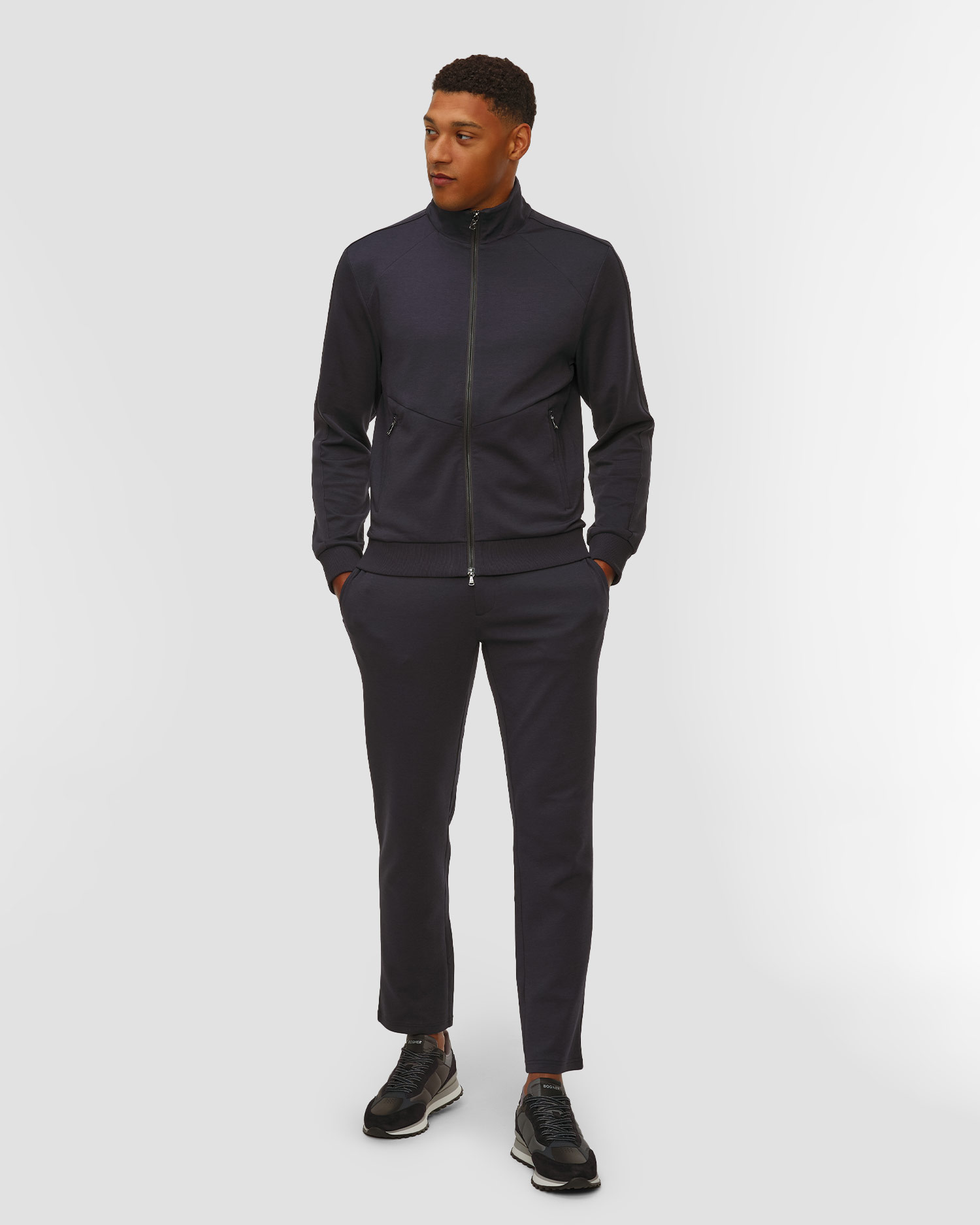 Pánske tmavomodré nohavice BOGNER Riley