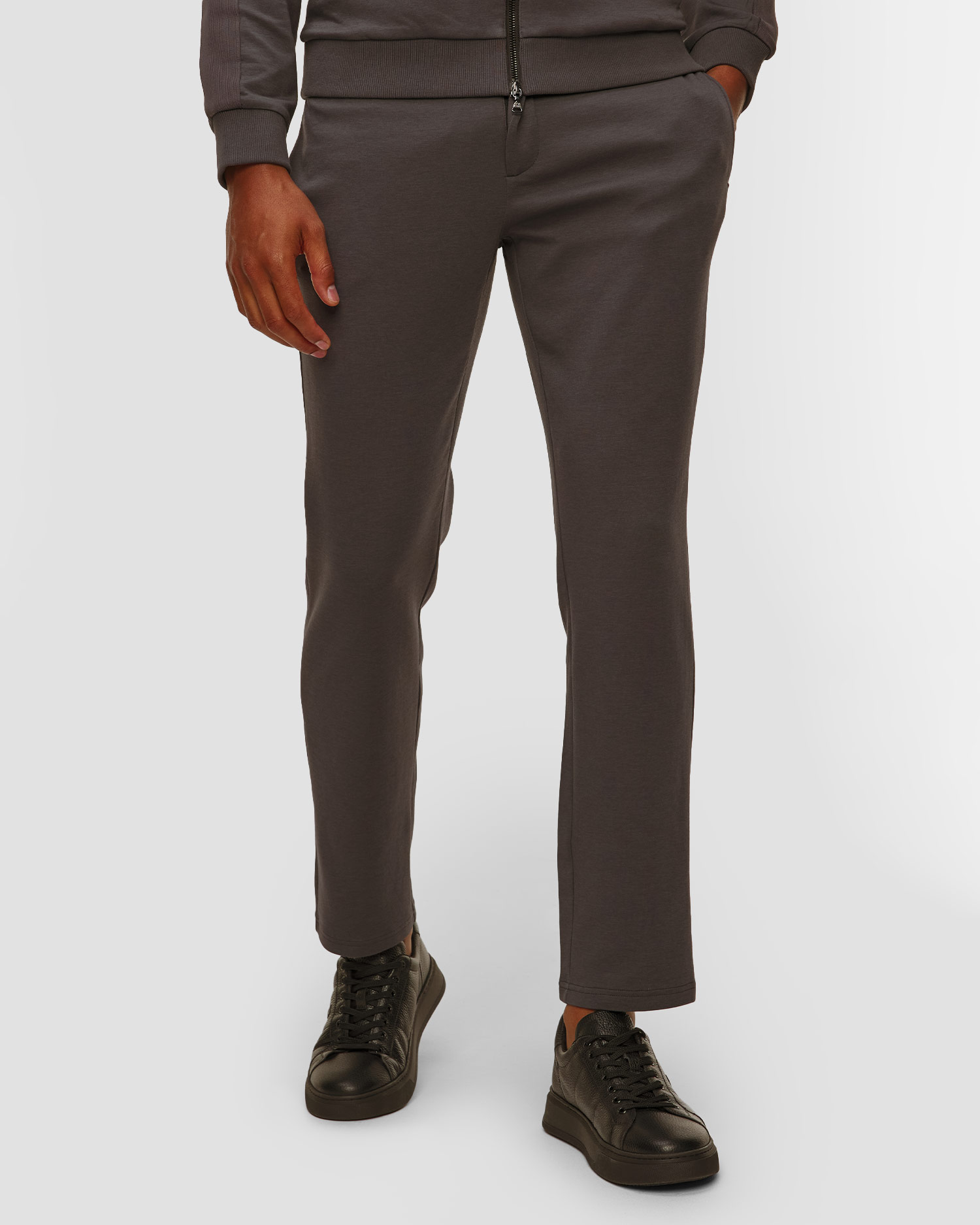 Pánske sivé nohavice BOGNER Riley