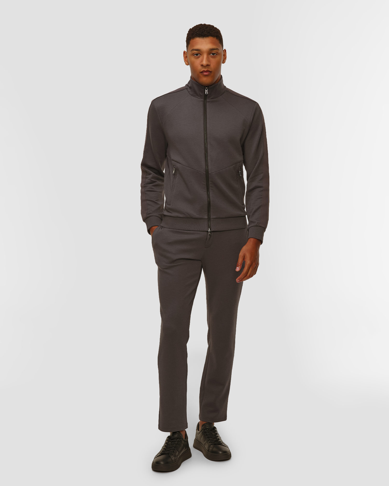 Pánske sivé nohavice BOGNER Riley