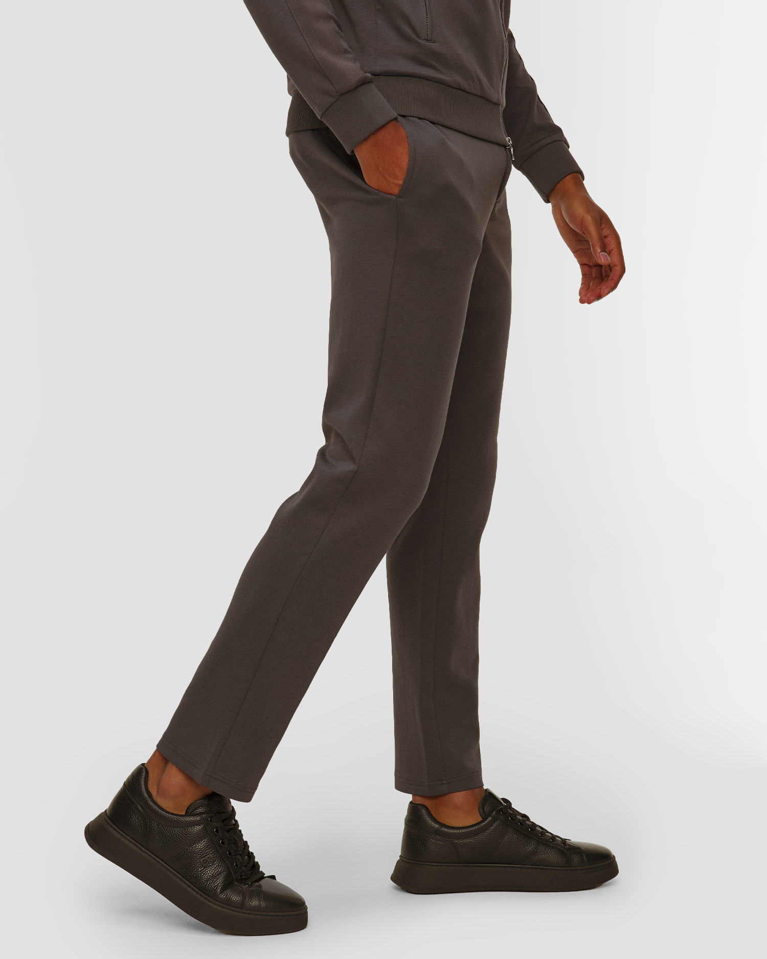 Pánske sivé nohavice BOGNER Riley