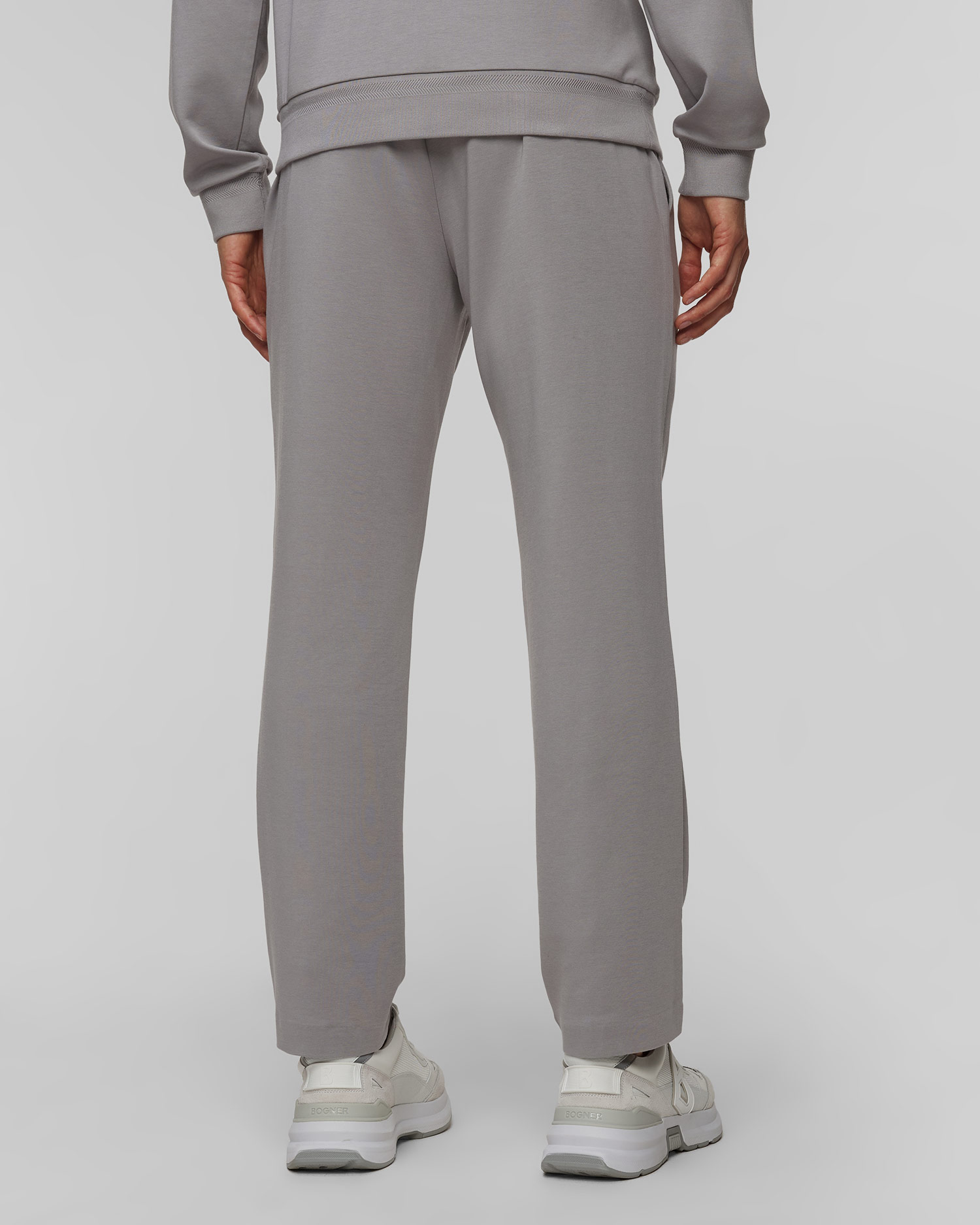 Pánske sivé teplákové nohavice s modálom BOGNER Stan