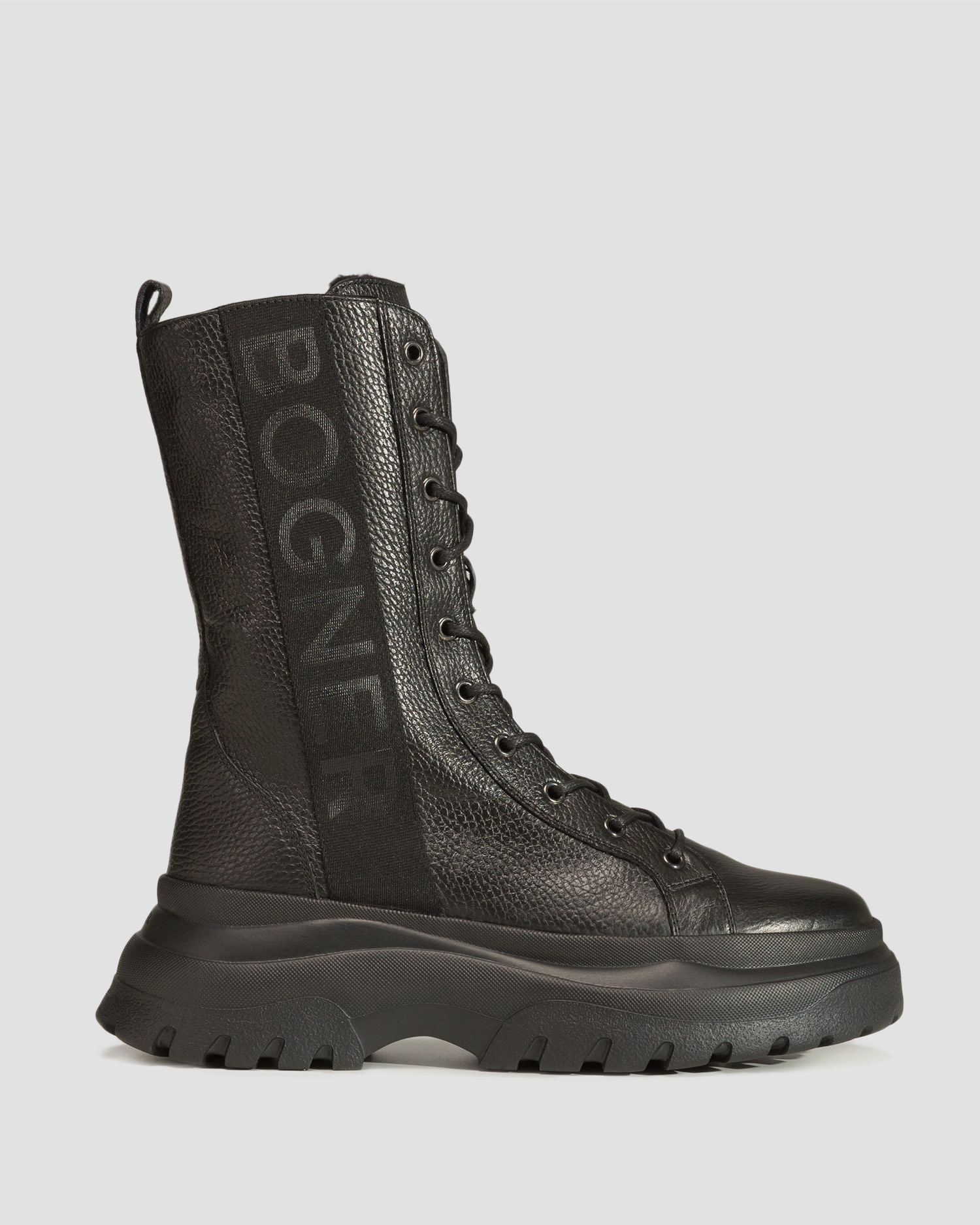 Wysokie buty zimowe damskie Bogner Banff 14 Czarne