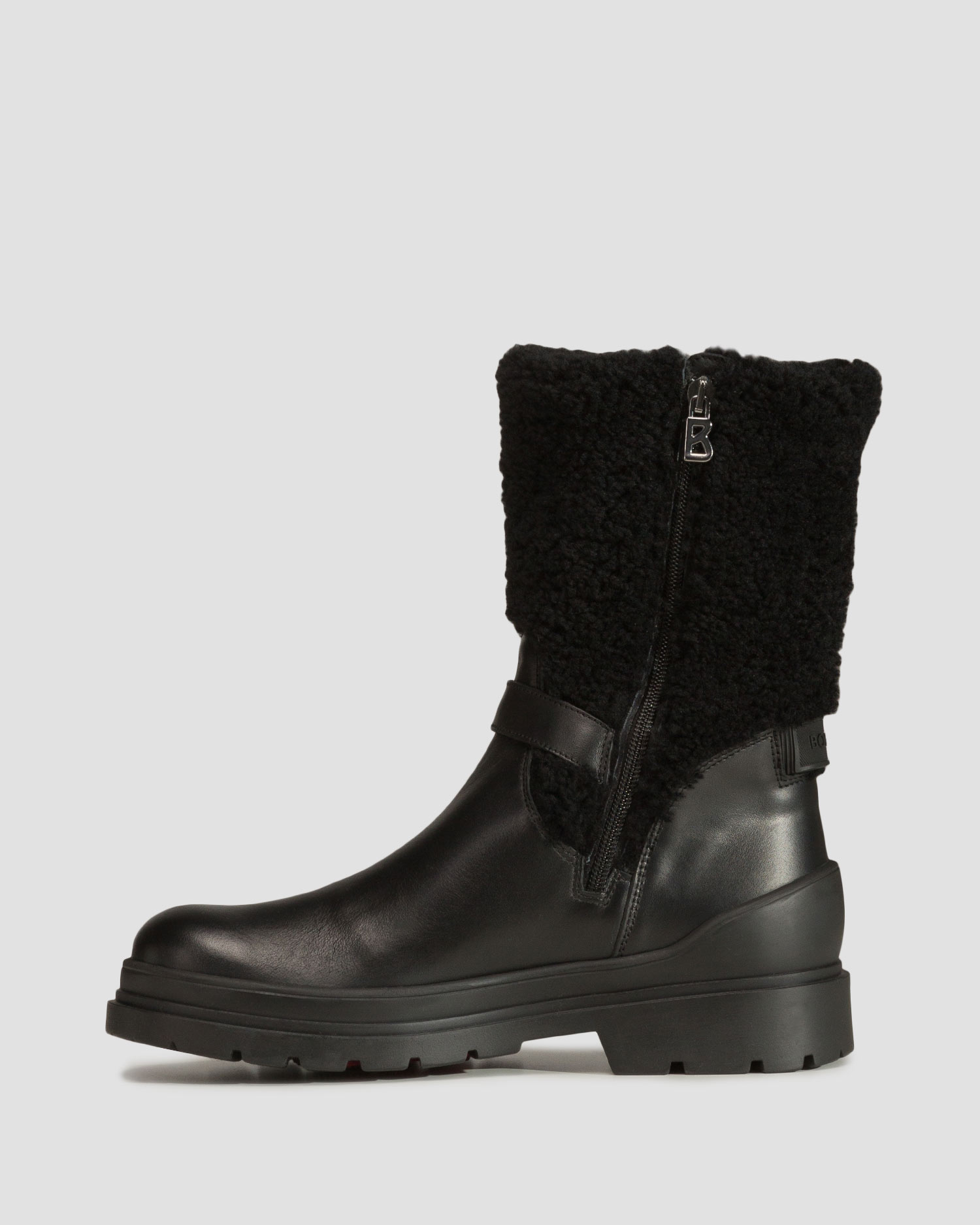 BOGNER St.Moritz 15 A Damen-Winterstiefel mit Spikes in Schwarz