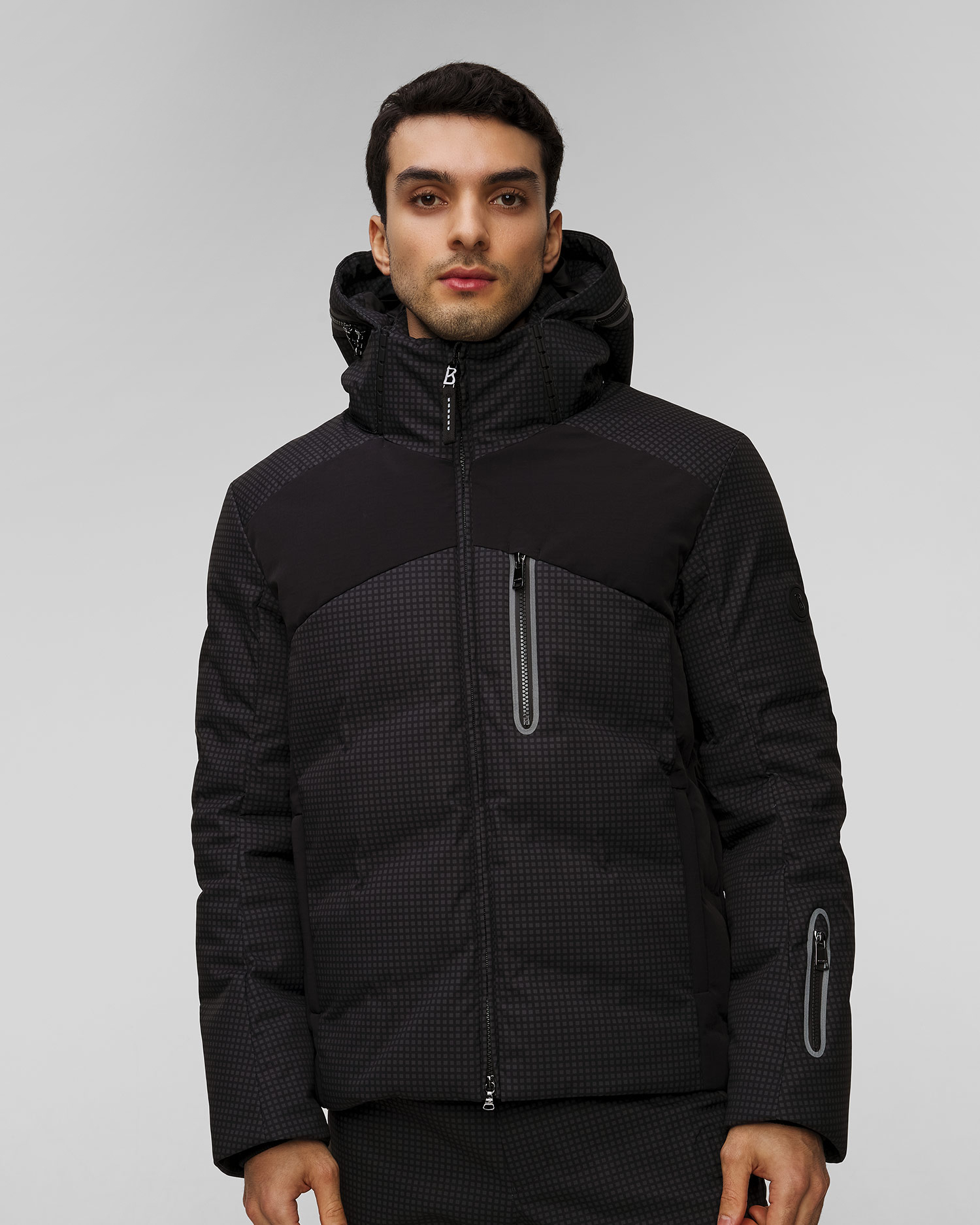 Piumino nero da sci da uomo BOGNER Maad-T