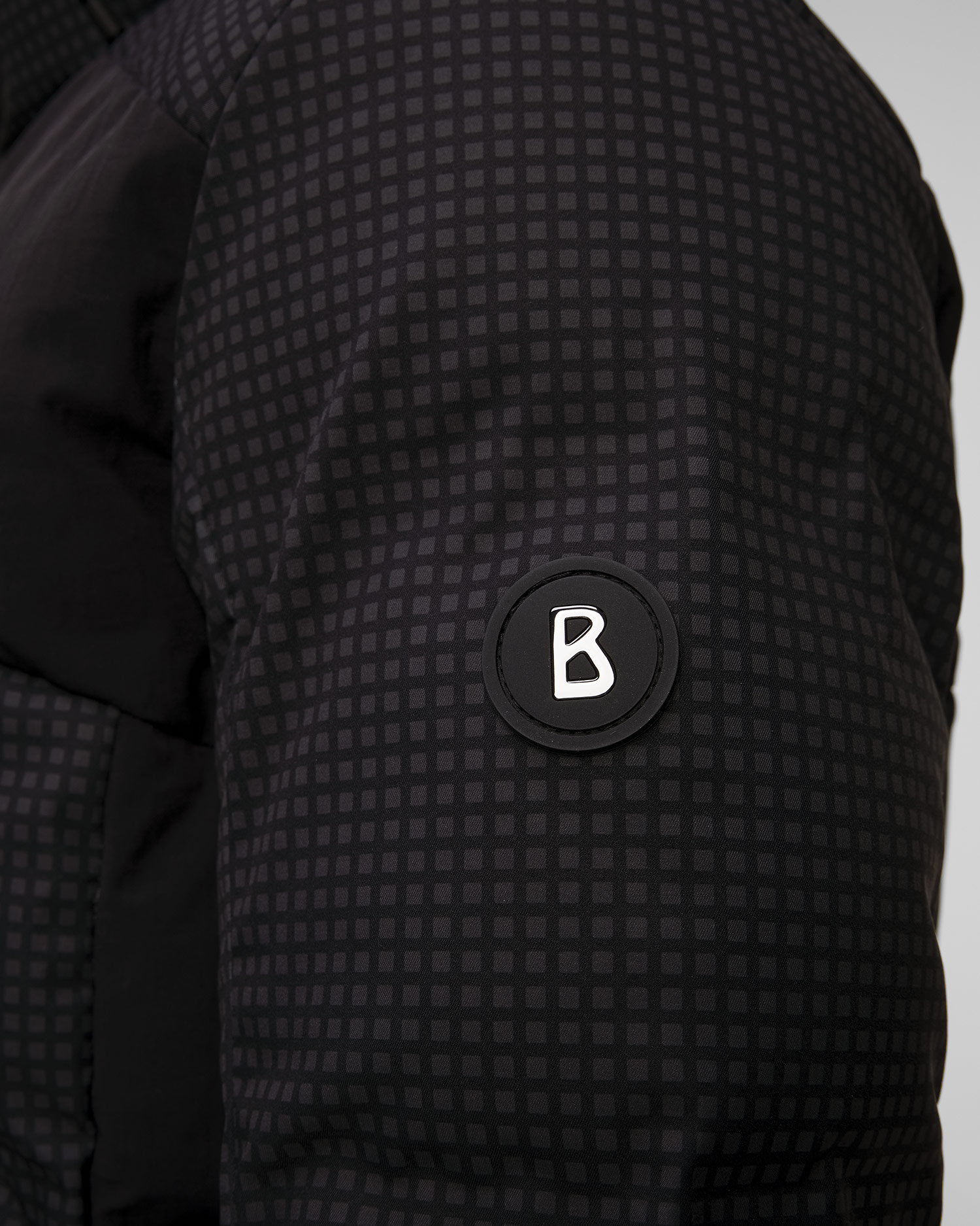 Czarna kurtka puchowa narciarska męska BOGNER Maad-D