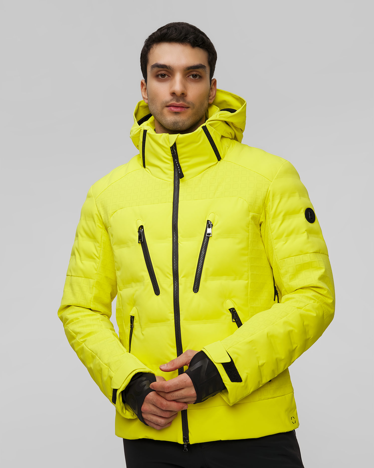 Giacca gialla da sci da uomo BOGNER Fionn-T