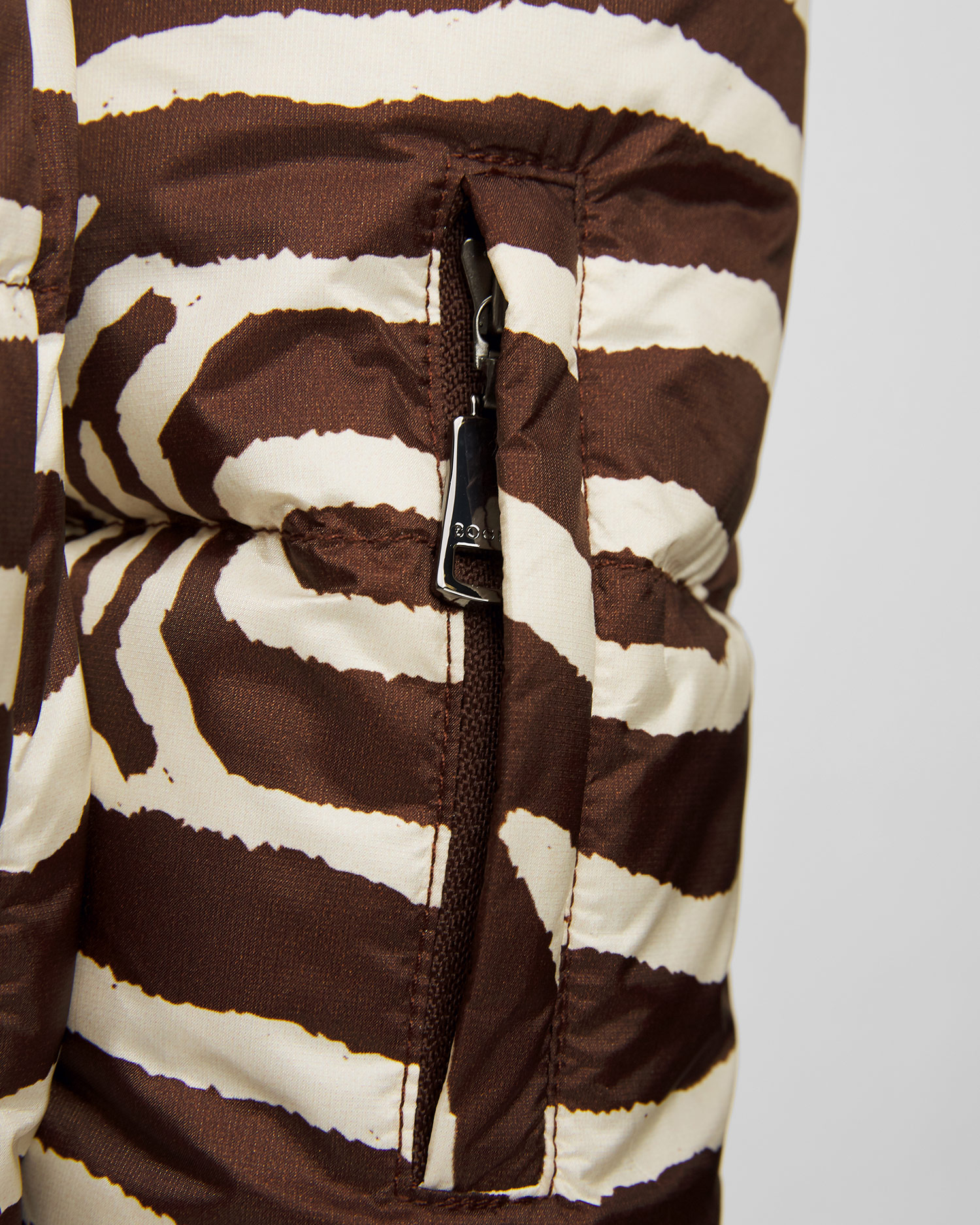 Puchowa kurtka narciarska w zwierzęcy print damska BOGNER Lucca-D