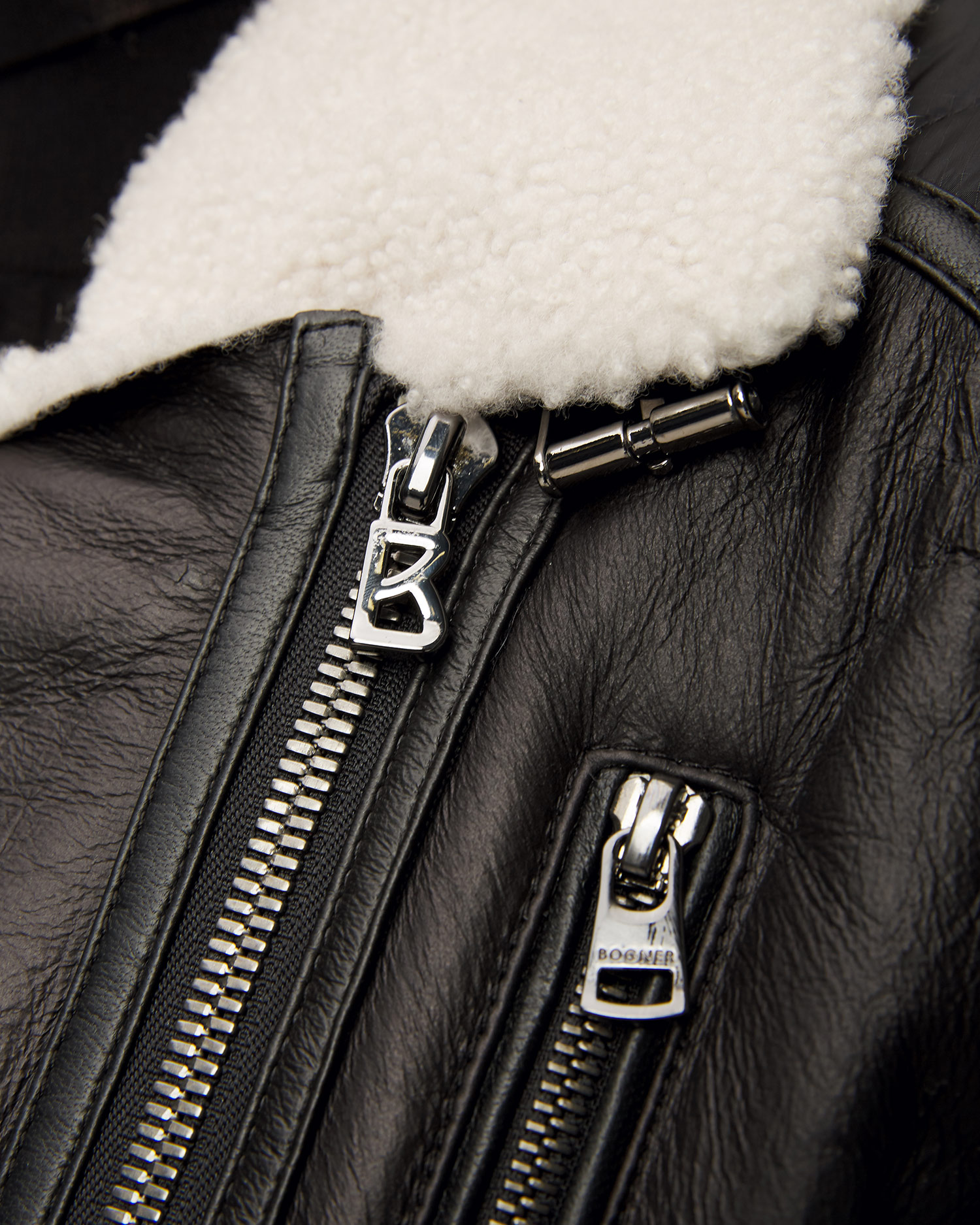 Veste de ski en cuir pour femmes BOGNER Luna-Ld