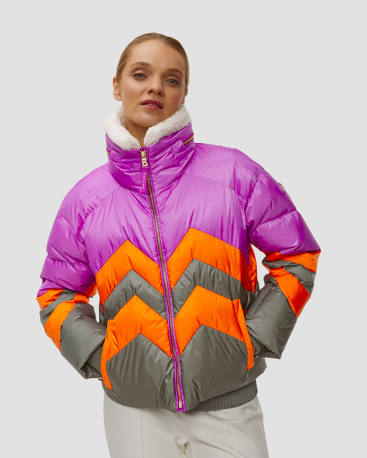 Women's down ski jacket BOGNER Valea1