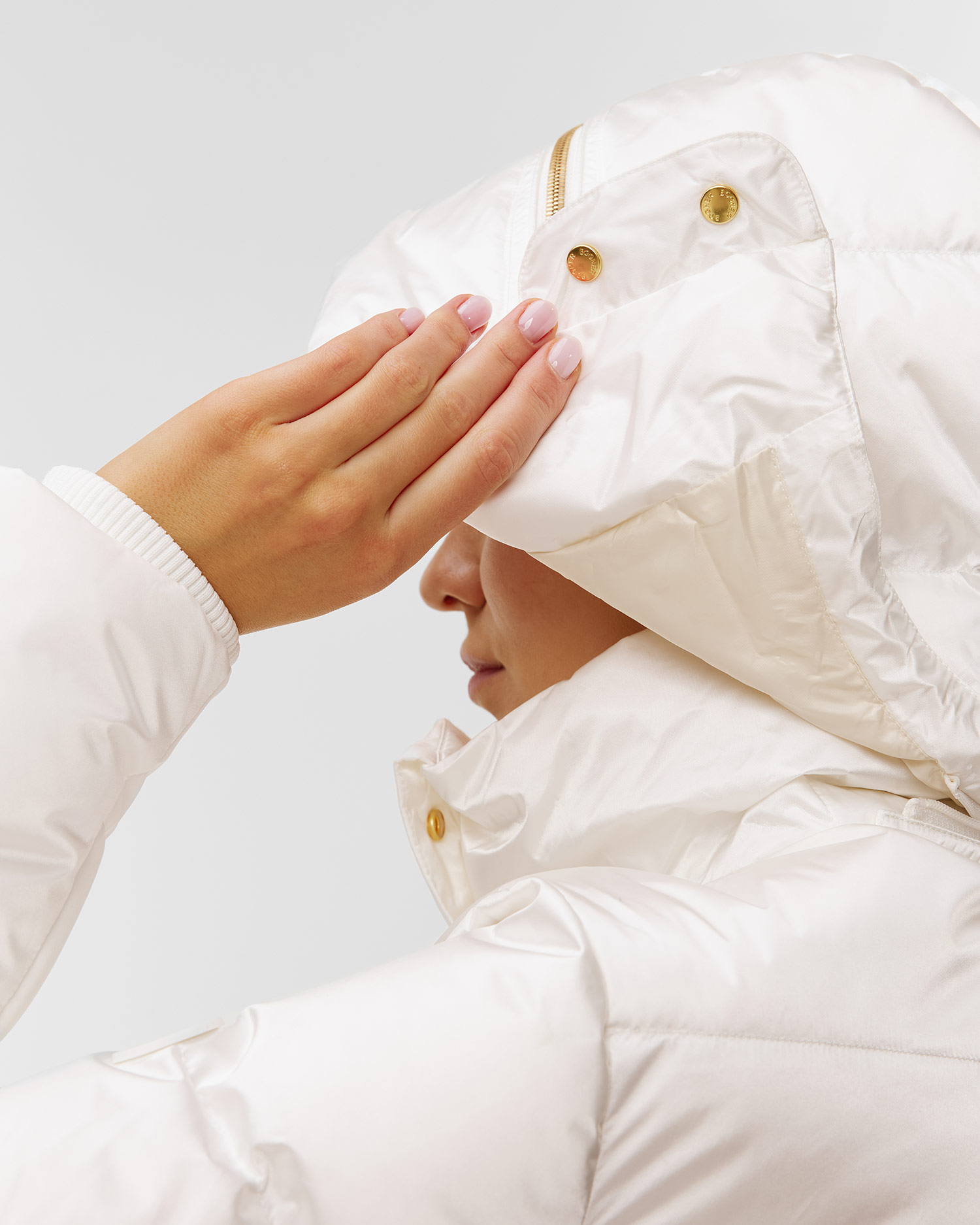 Bílá dámská péřová bunda BOGNER Selima