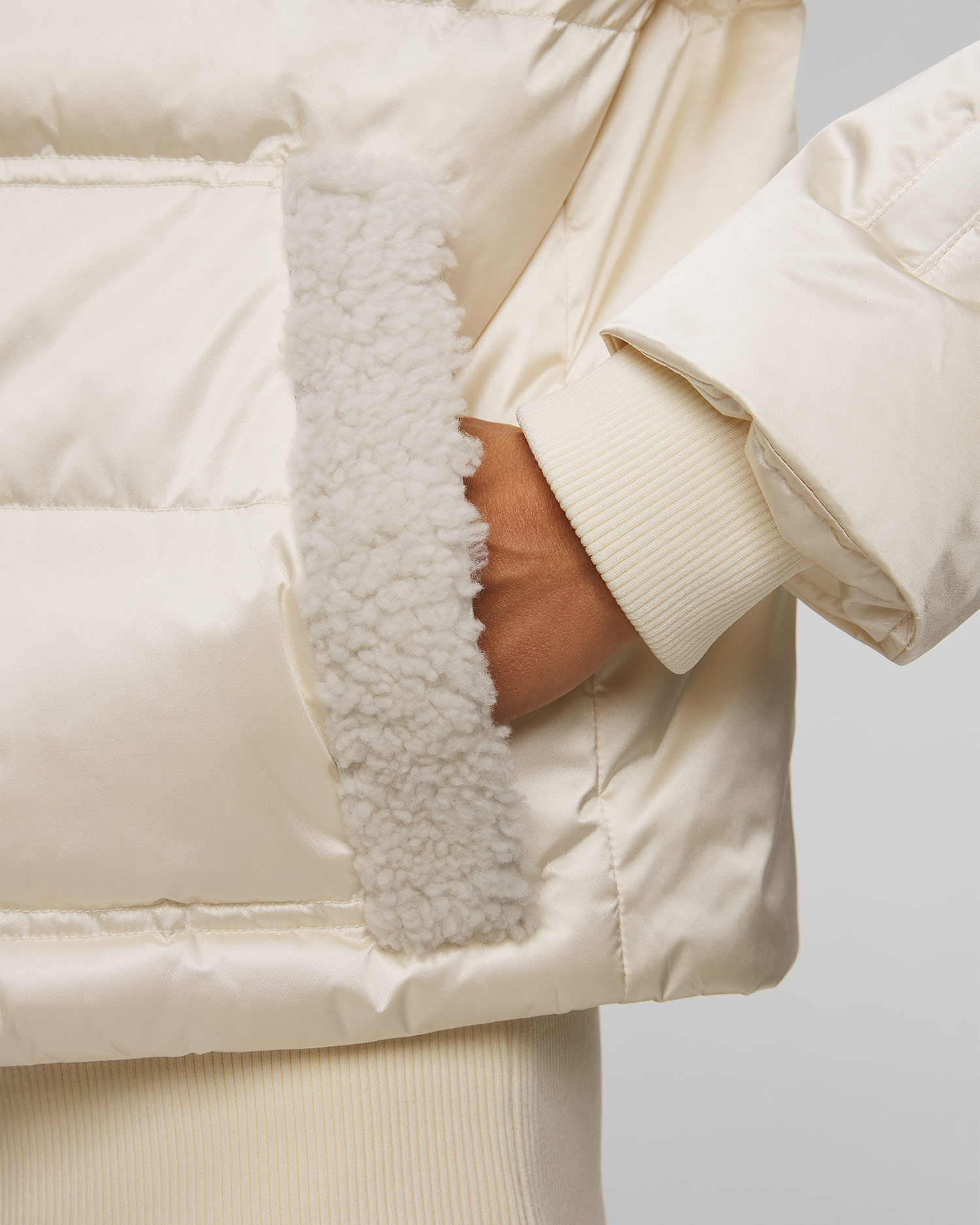 BOGNER Dia-Ld Damen-Skijacke mit Fell in Beige