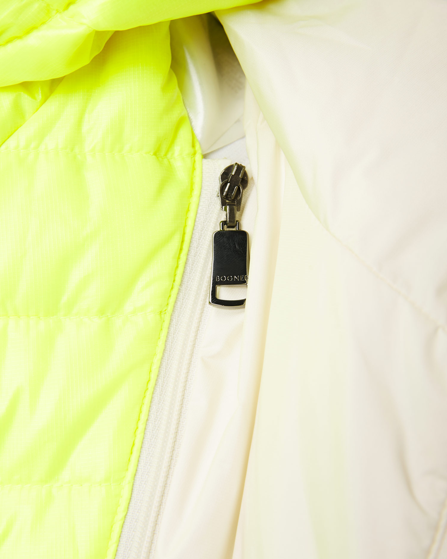 Biała kurtka narciarska damska BOGNER Calie-D