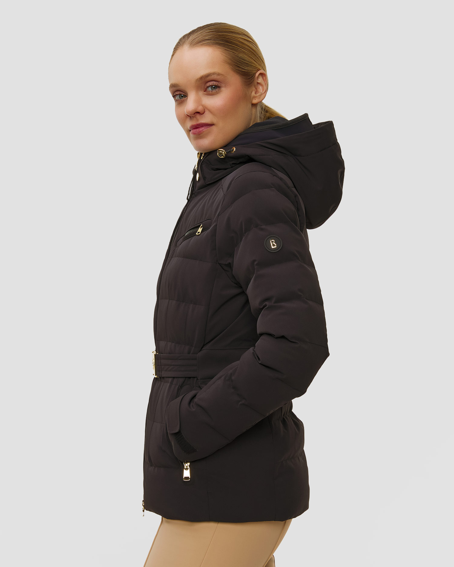 Dámska čierna lyžiarska bunda BOGNER Ellya2-T