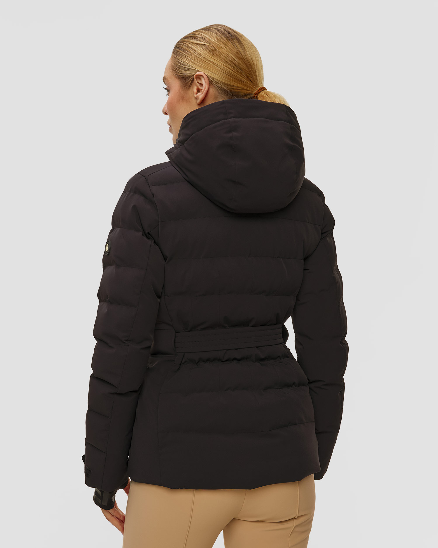 Women's black ski jacket BOGNER Ellya2-T