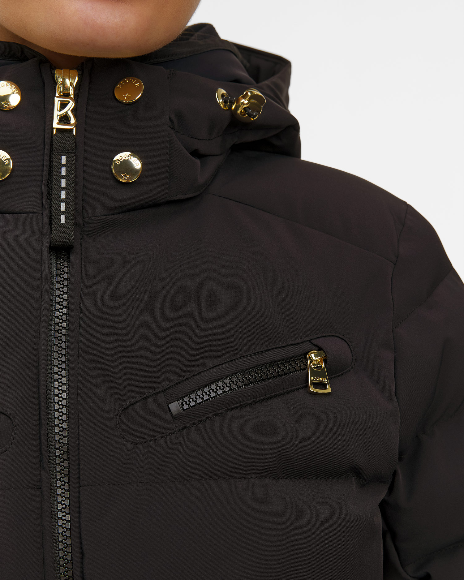 Dámska čierna lyžiarska bunda BOGNER Ellya2-T