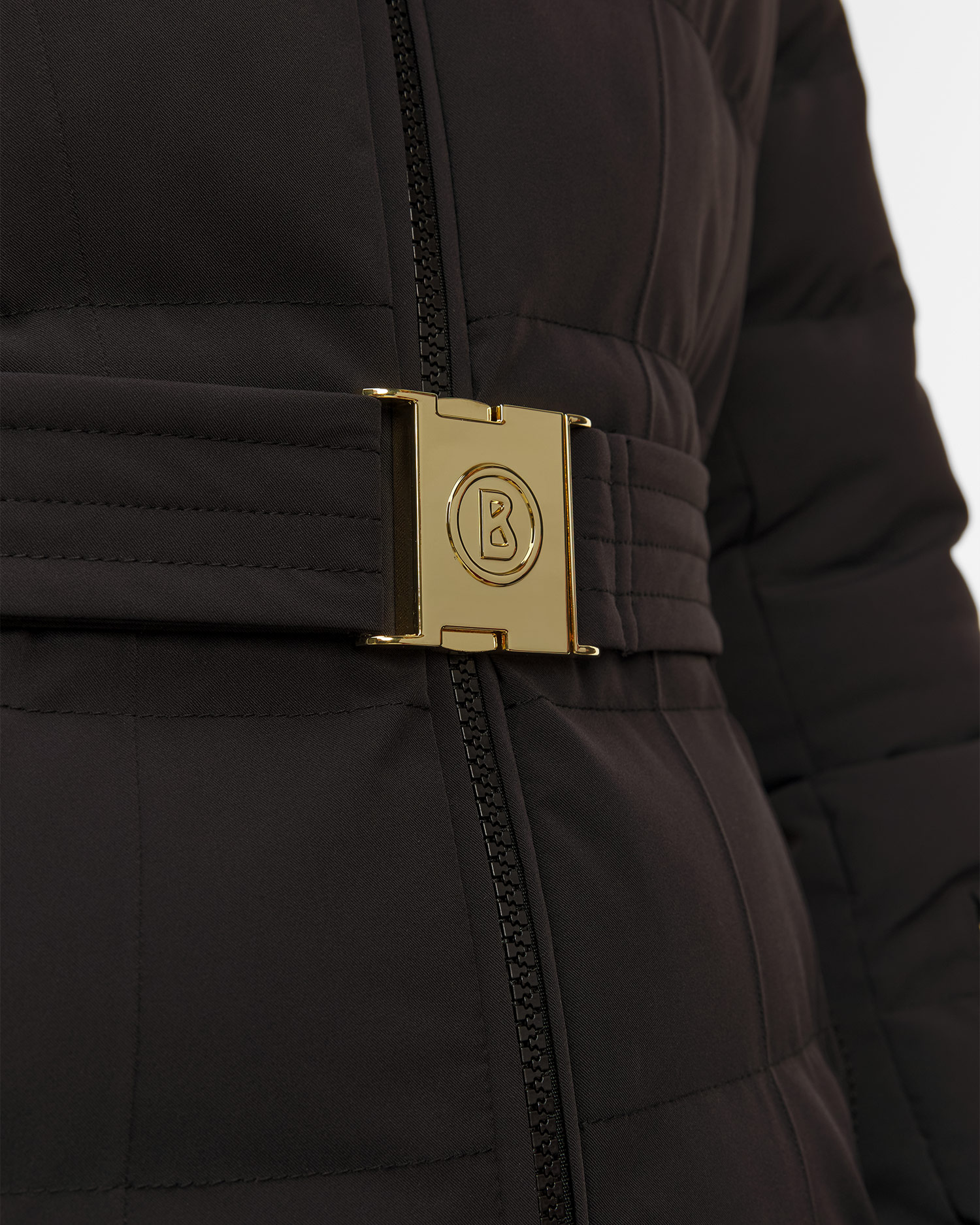 Women's black ski jacket BOGNER Ellya2-T