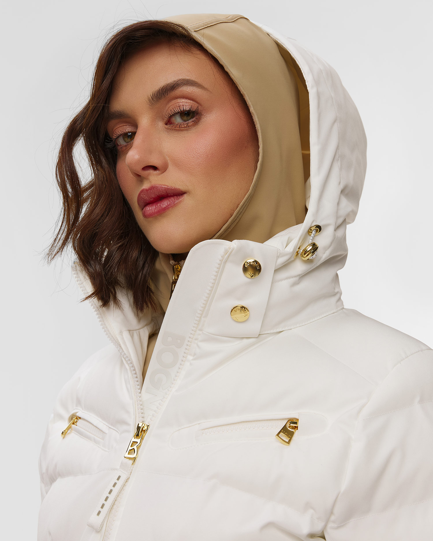 Dámská lyžařská bunda BOGNER Ellya2-T v bílé barvě