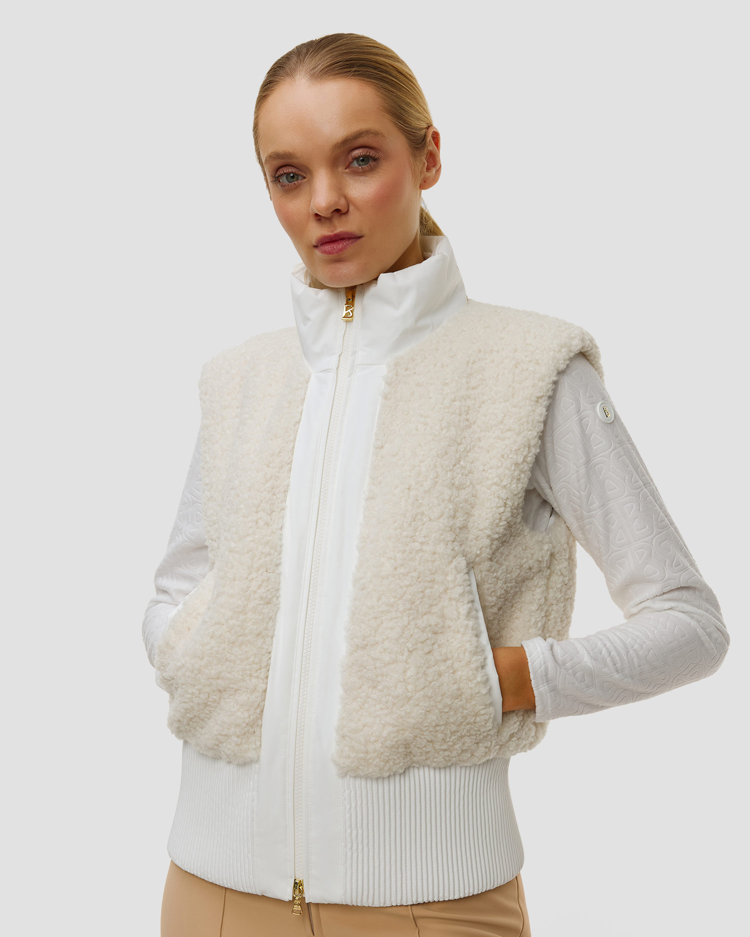 Dámská bílá lyžařská bunda BOGNER Suri-D