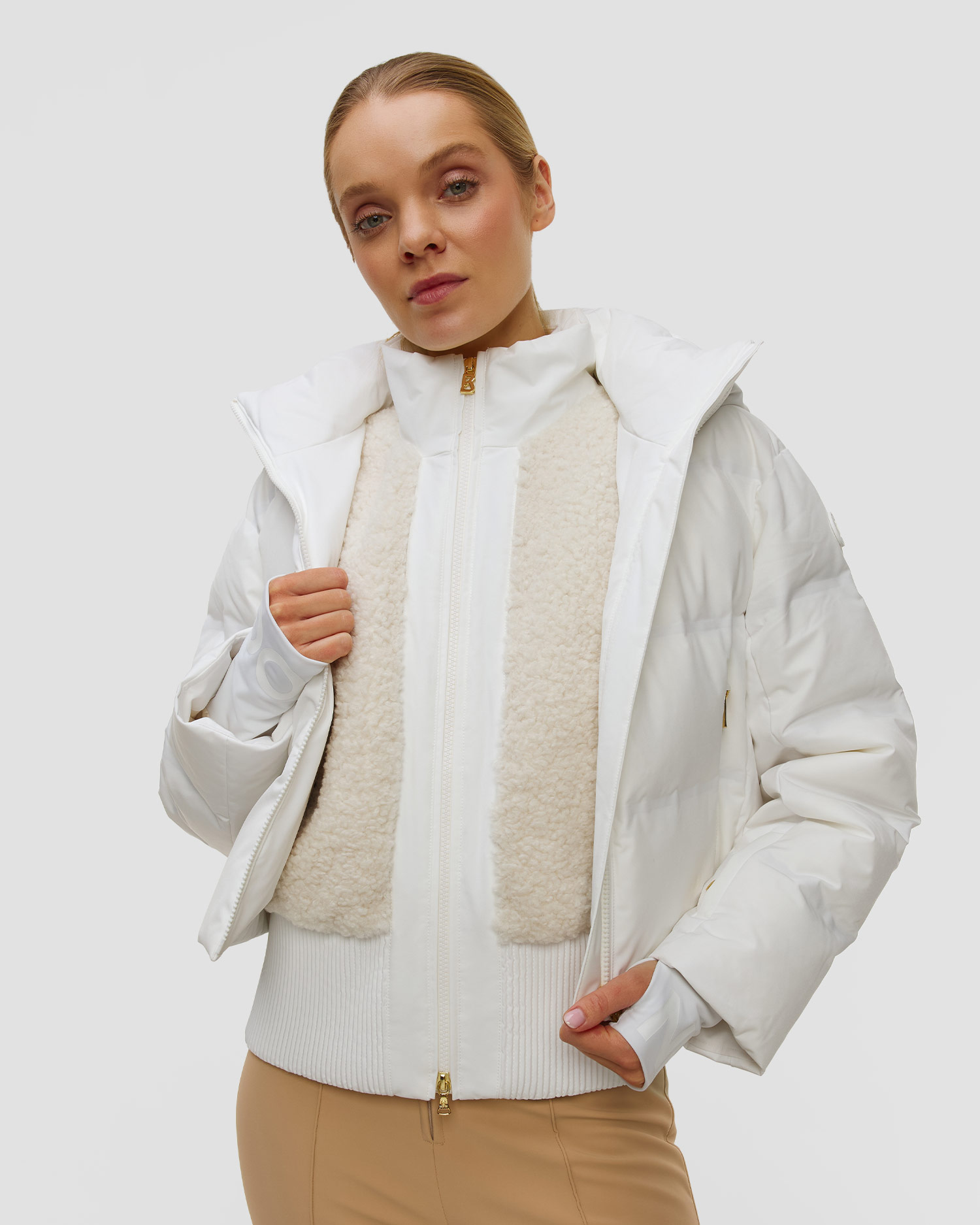 Dámská bílá lyžařská bunda BOGNER Suri-D