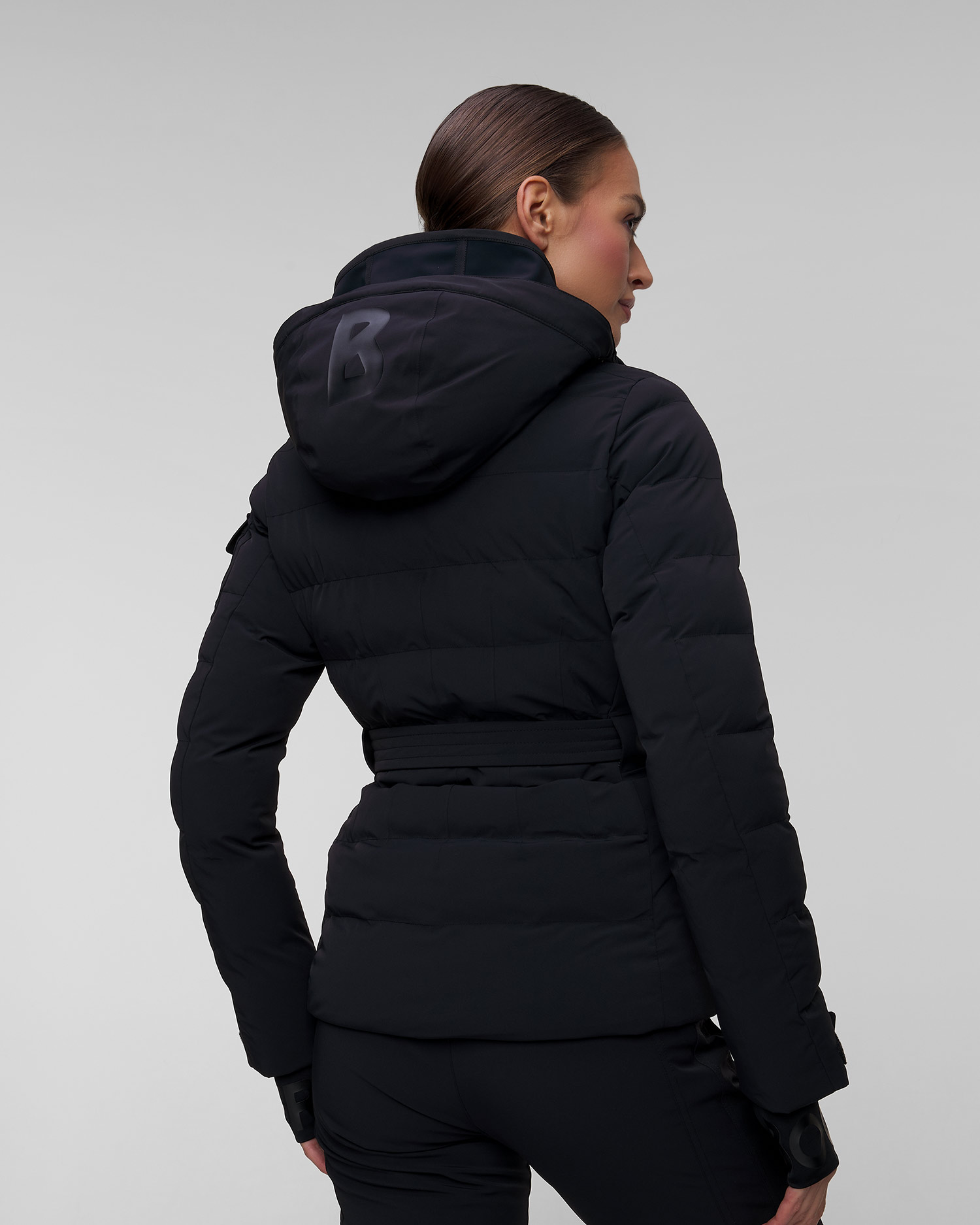 Czarna kurtka narciarska damska BOGNER Ellya1-T