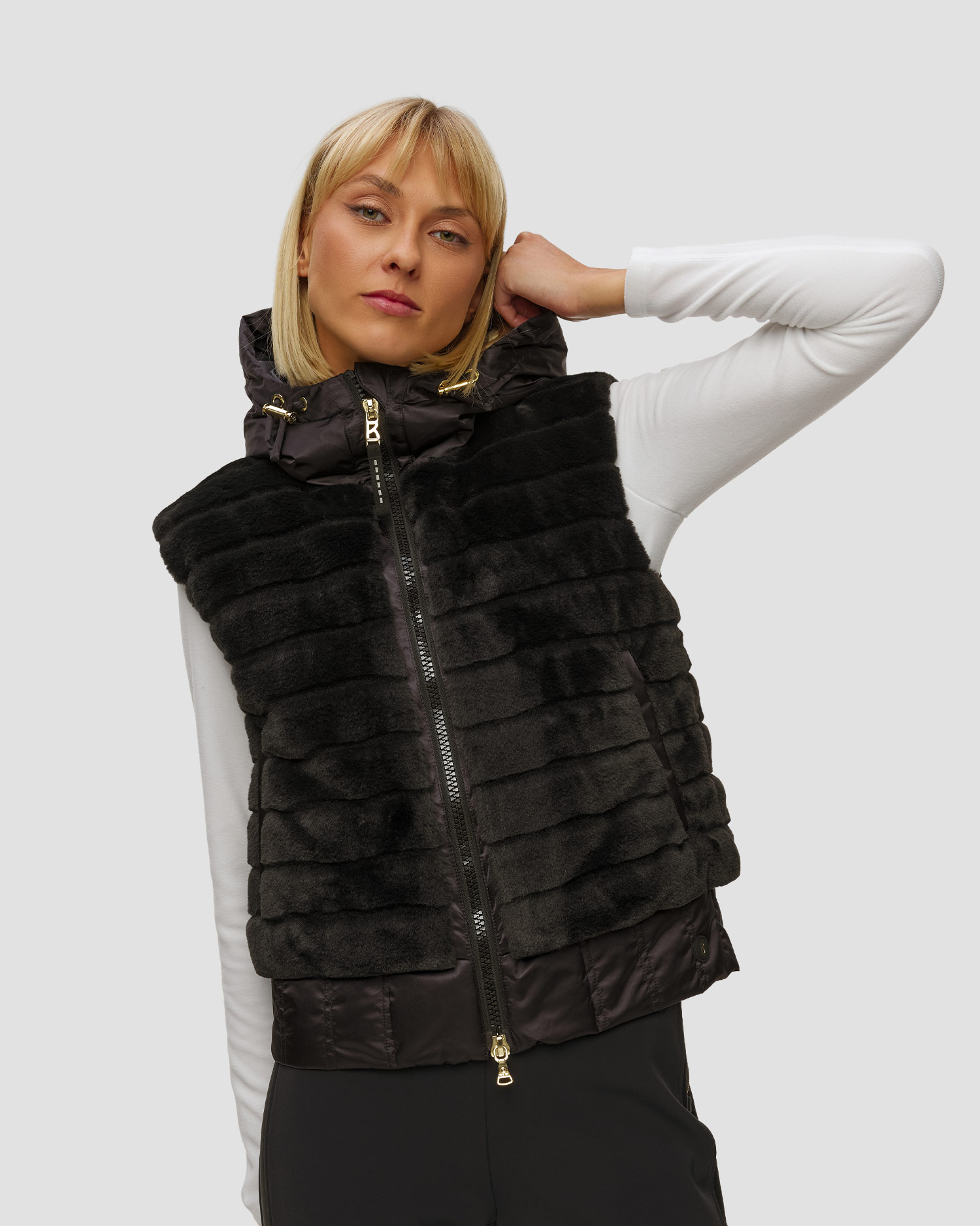 Černá dámská prošívaná vesta BOGNER Yumi-D