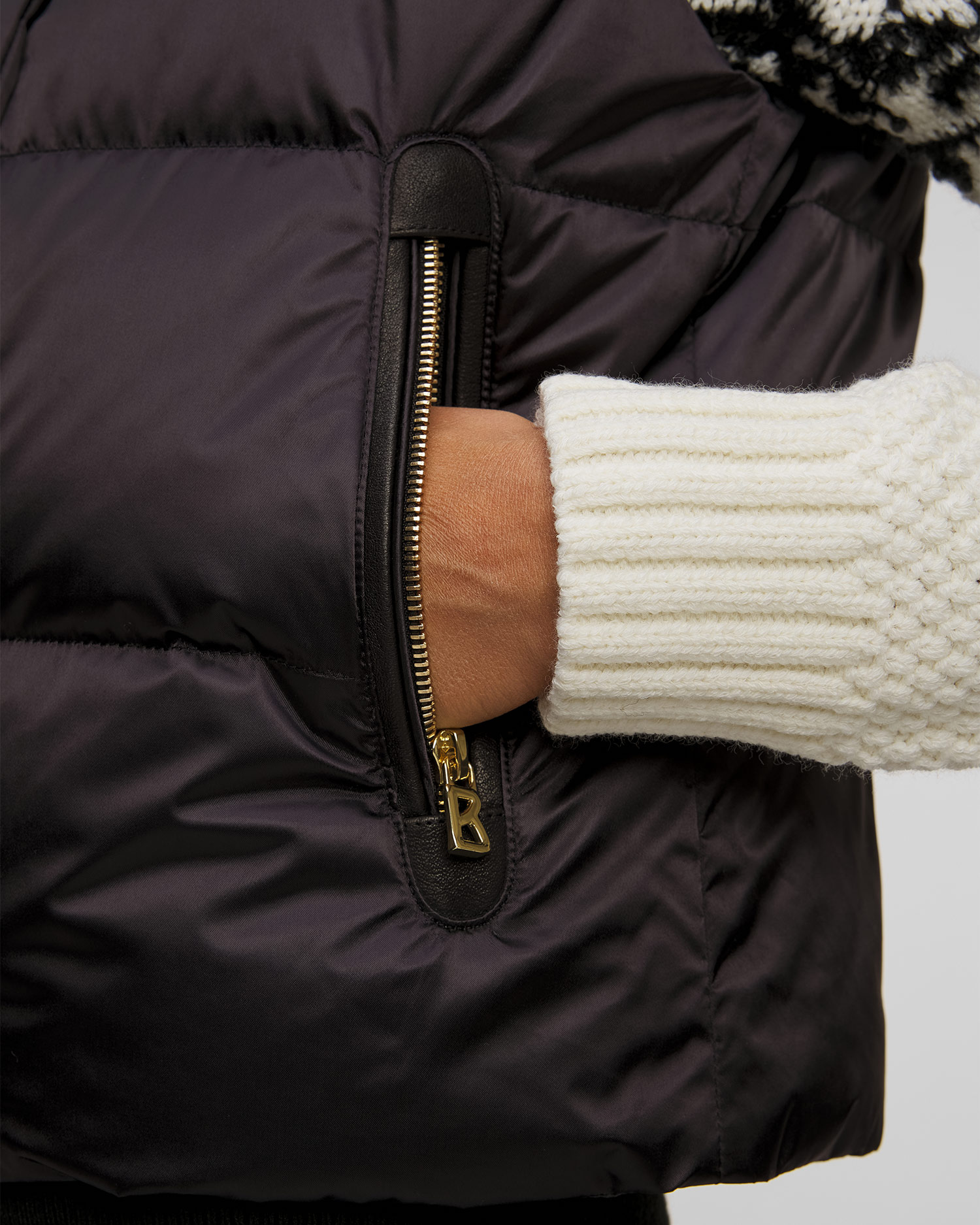 Vestă neagră pentru femei BOGNER Nelli-Ld