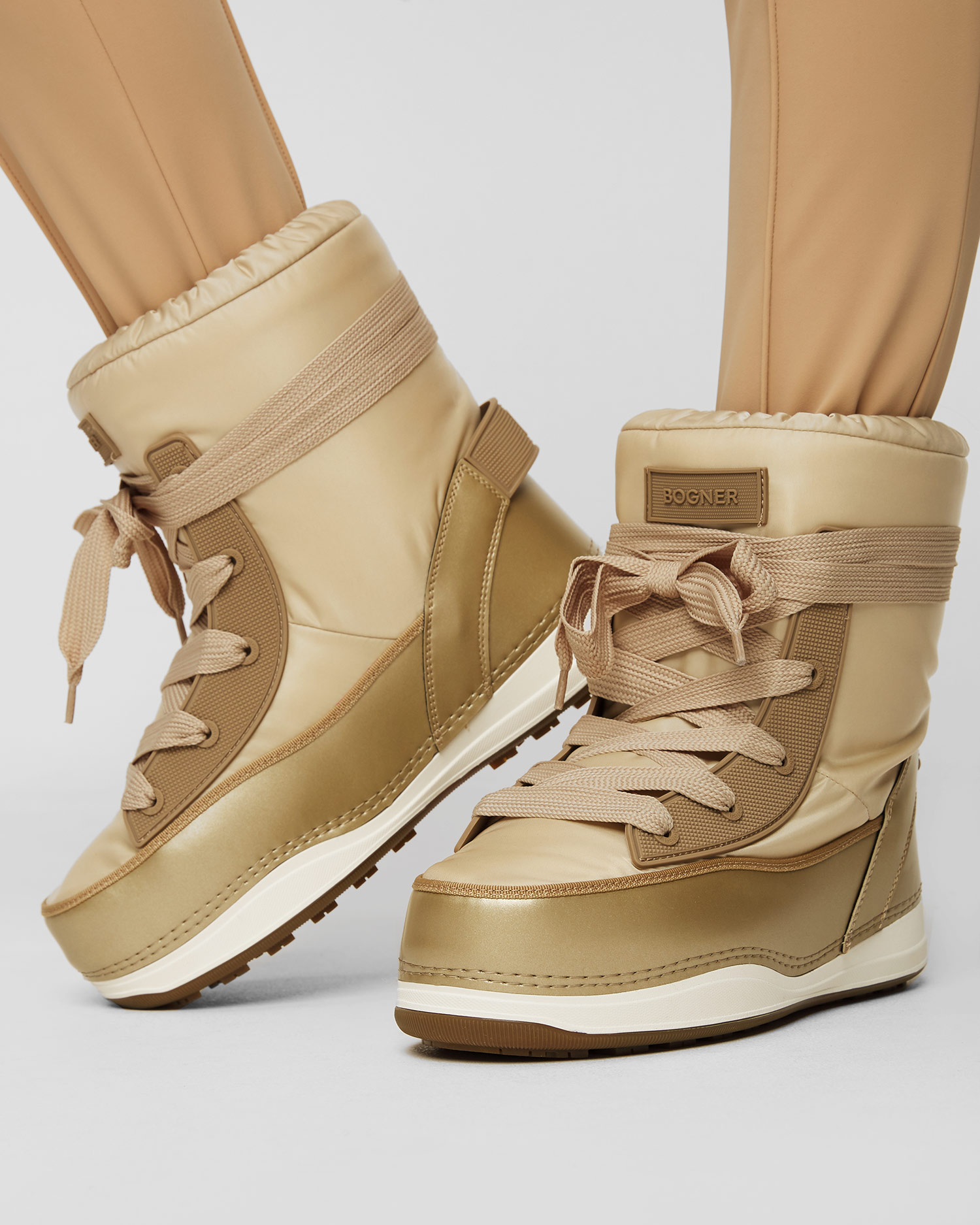 Śniegowce damskie BOGNER La Plagne 3 złote