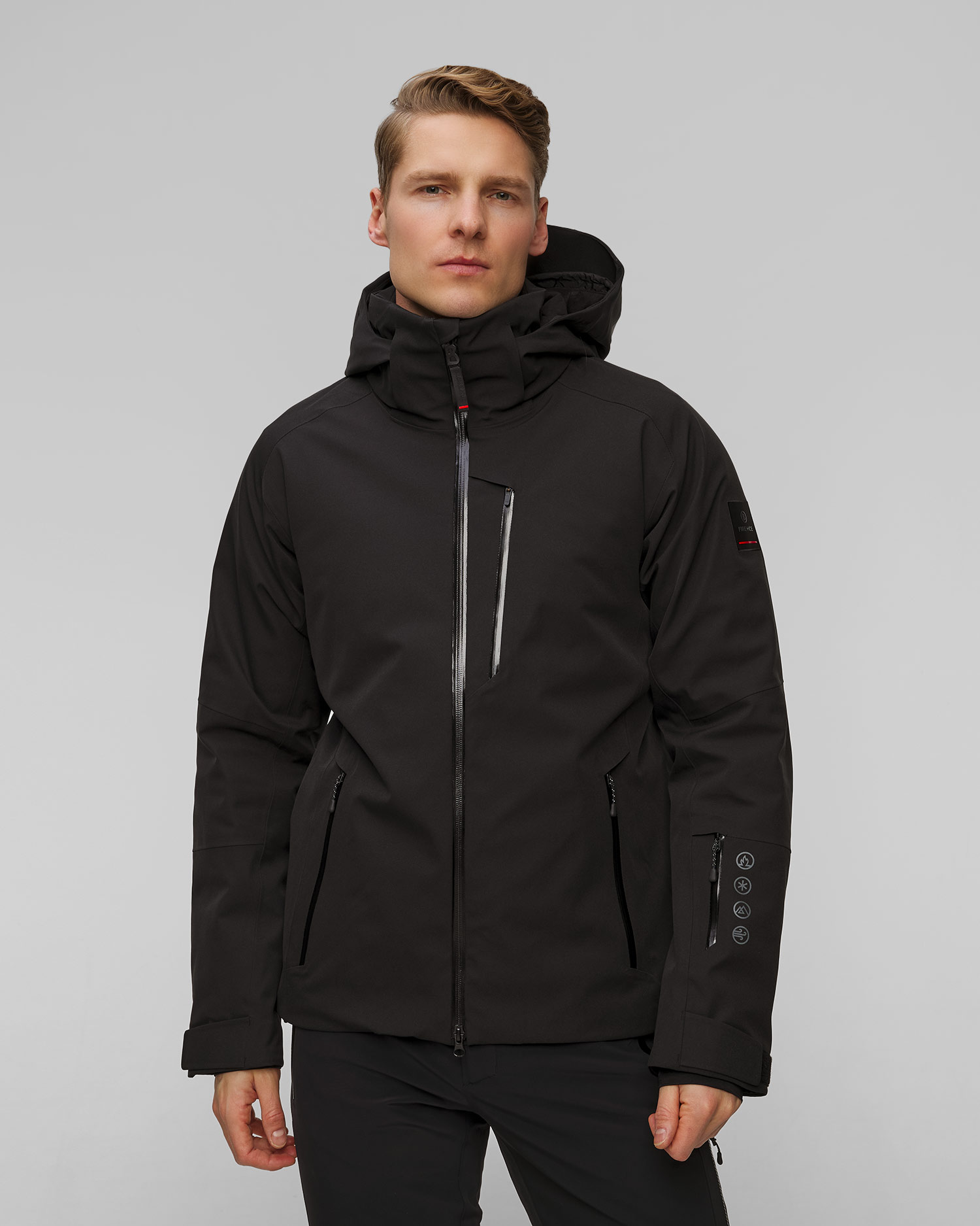 Geacă de schi neagră pentru bărbați BOGNER FIRE+ICE Eason3-T
