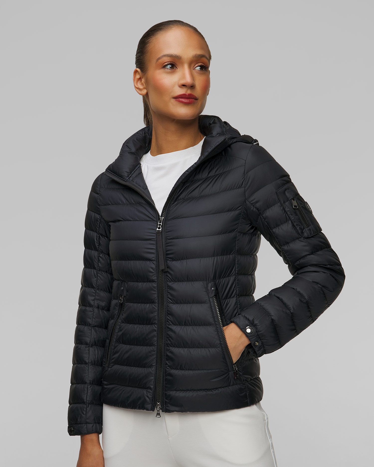 Veste noire pour femmes BOGNER Farah-D2