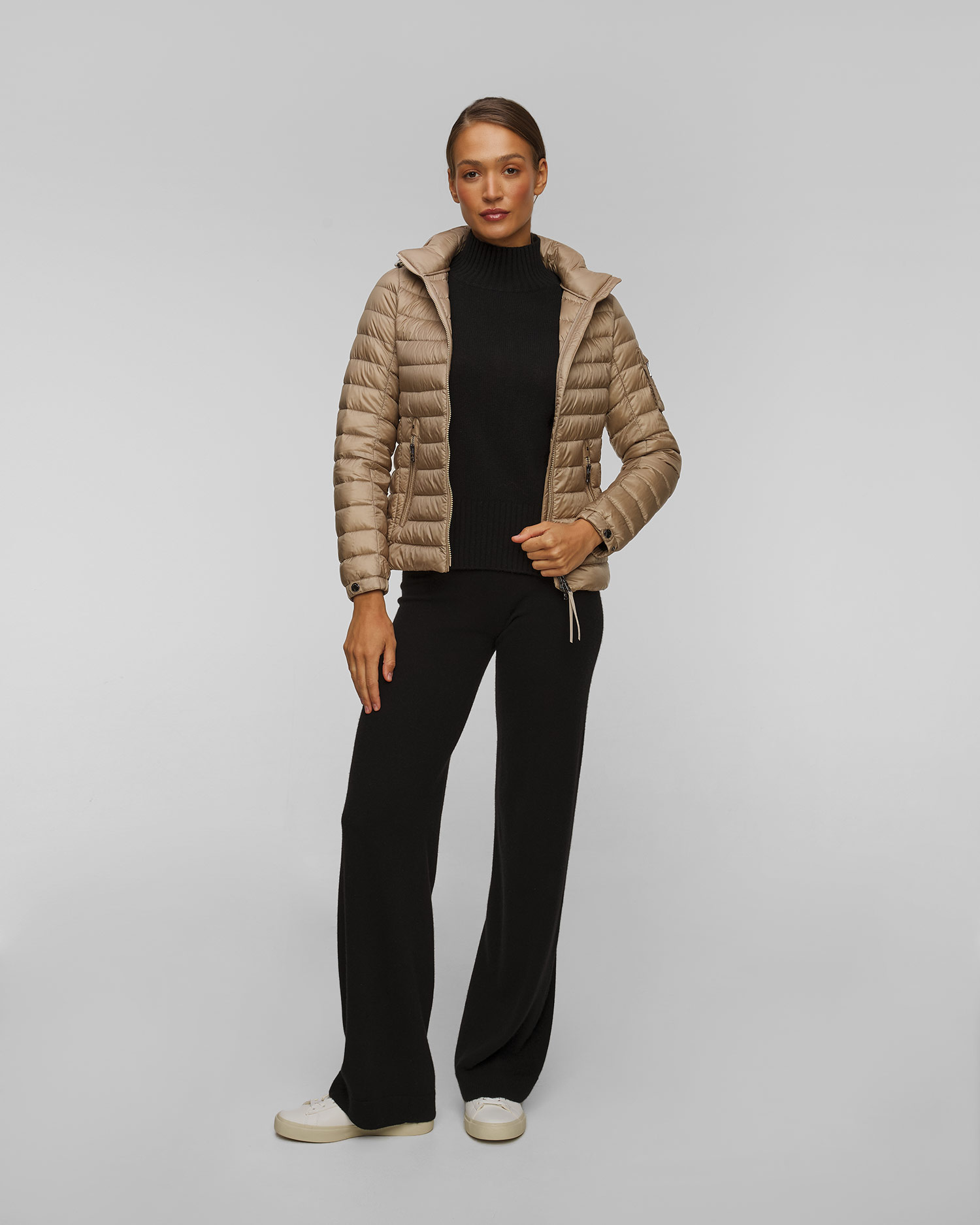 Veste beige pour femmes BOGNER Farah-D2
